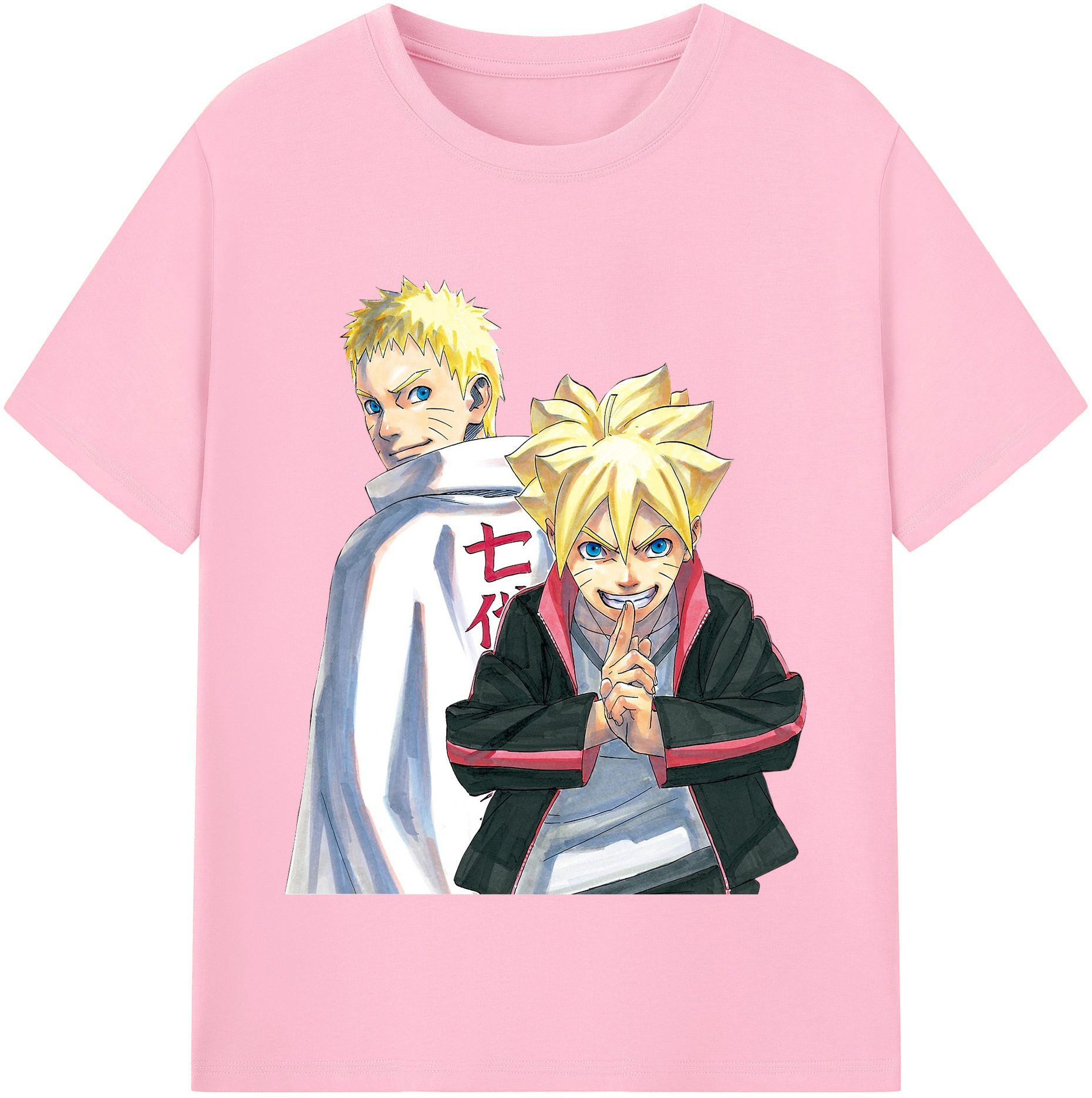 （画像用） NARUTO -ナルト- うずまき ボルト Uzumaki Boruto 綿100％半袖Tシャツ（フロントプリント）
