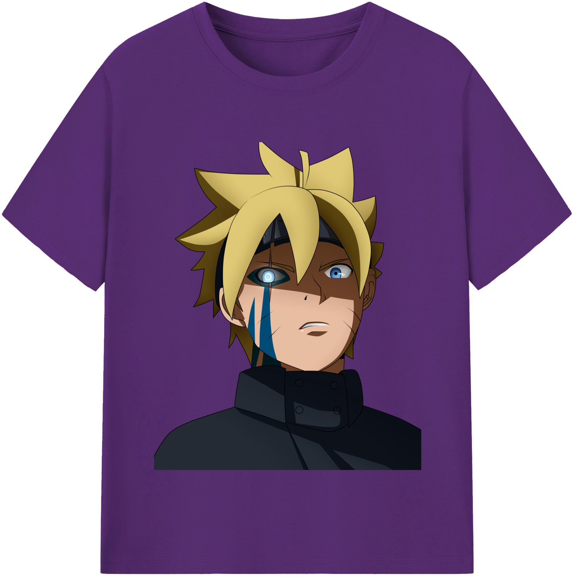 （画像用） NARUTO -ナルト- うずまき ボルト Uzumaki Boruto 綿100％半袖Tシャツ（フロントプリント）