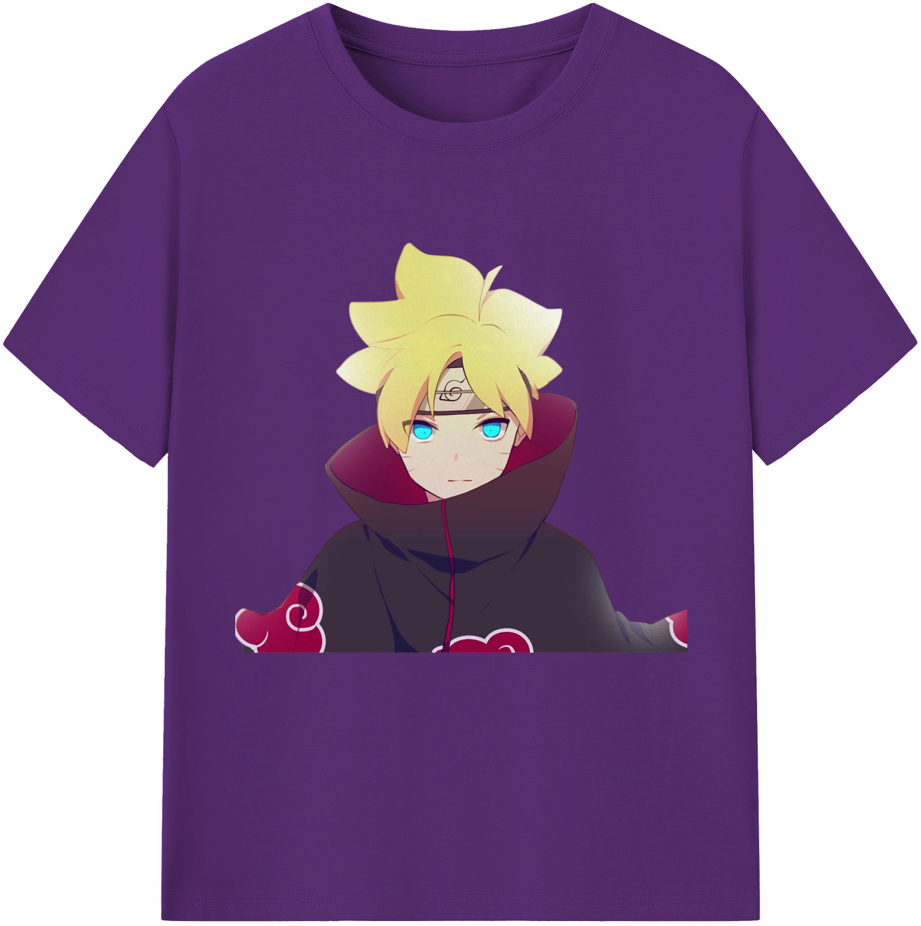 （画像用） NARUTO -ナルト- うずまき ボルト Uzumaki Boruto 綿100％半袖Tシャツ（フロントプリント）