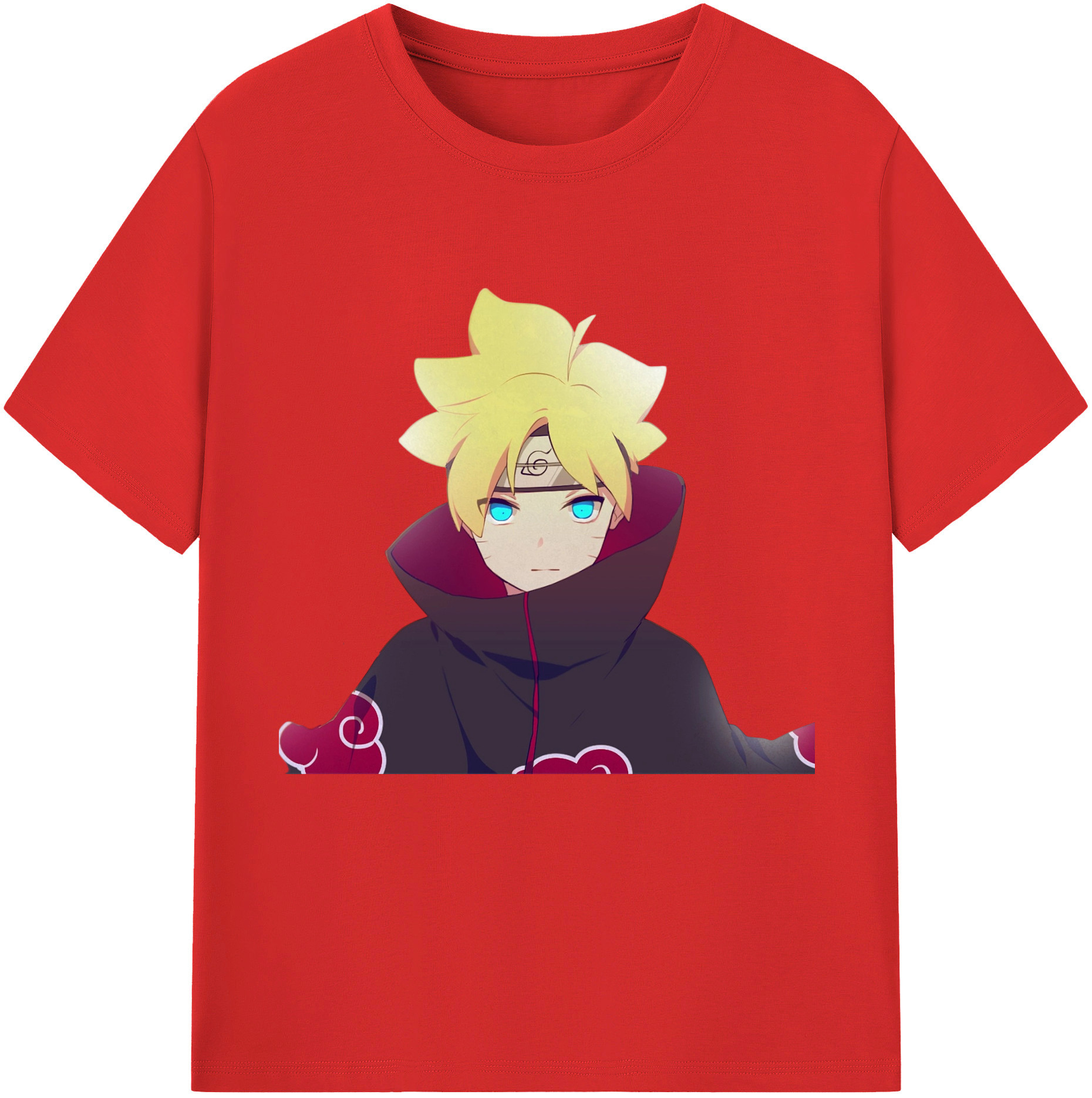（画像用） NARUTO -ナルト- うずまき ボルト Uzumaki Boruto 綿100％半袖Tシャツ（フロントプリント）