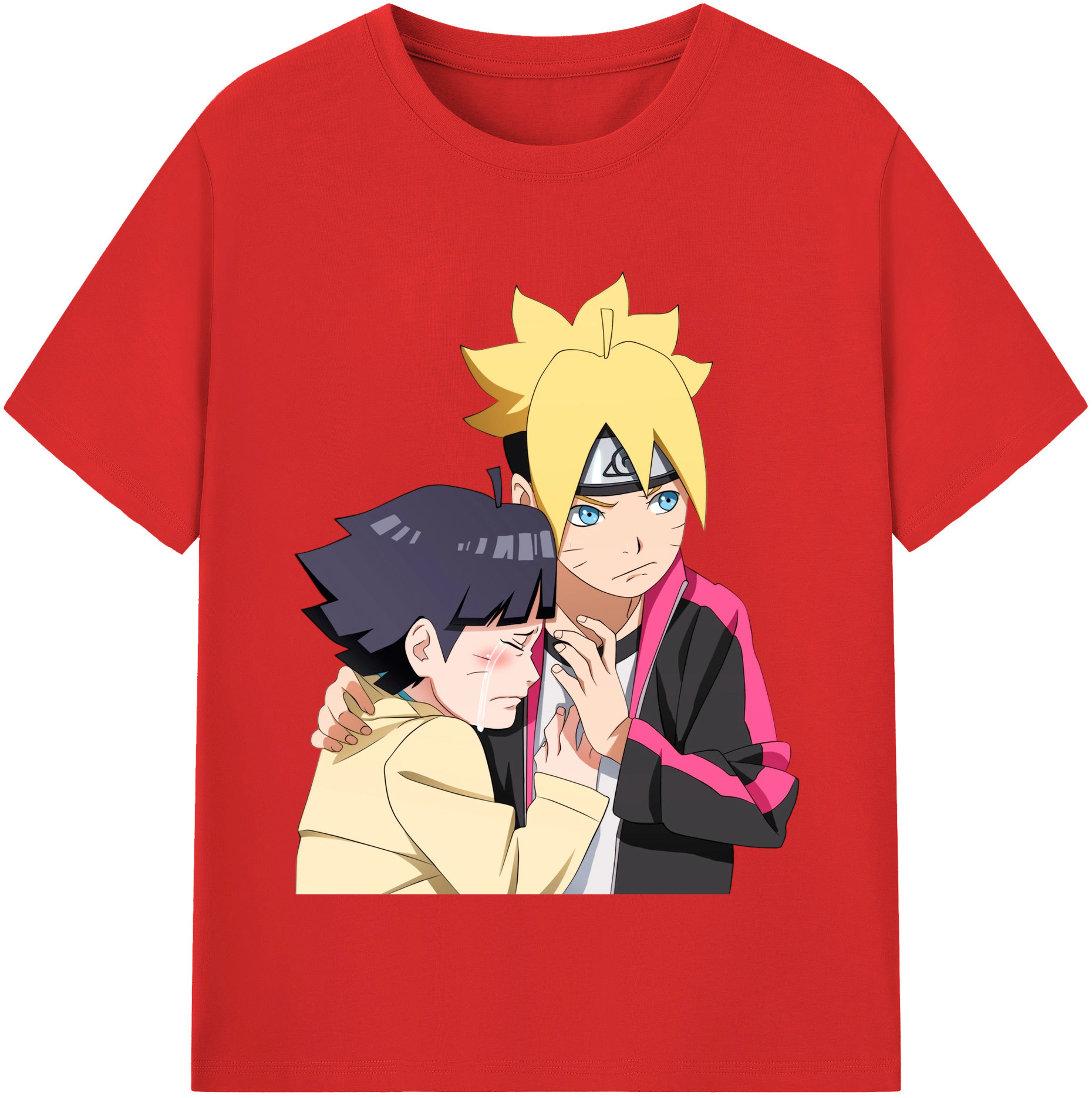 （画像用） NARUTO -ナルト- うずまき ボルト Uzumaki Boruto 綿100％半袖Tシャツ（フロントプリント）