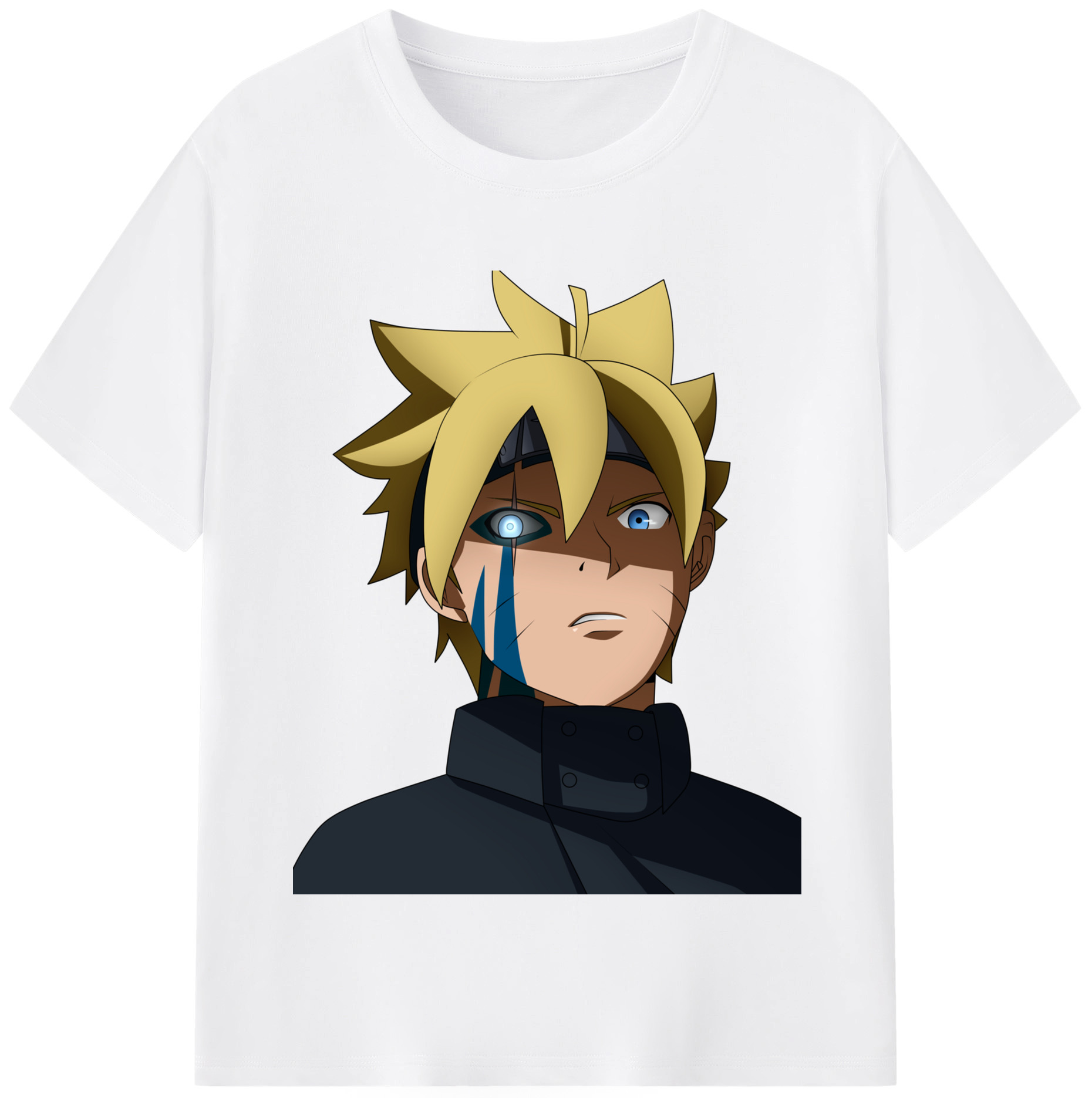 （画像用） NARUTO -ナルト- うずまき ボルト Uzumaki Boruto 綿100％半袖Tシャツ（フロントプリント）