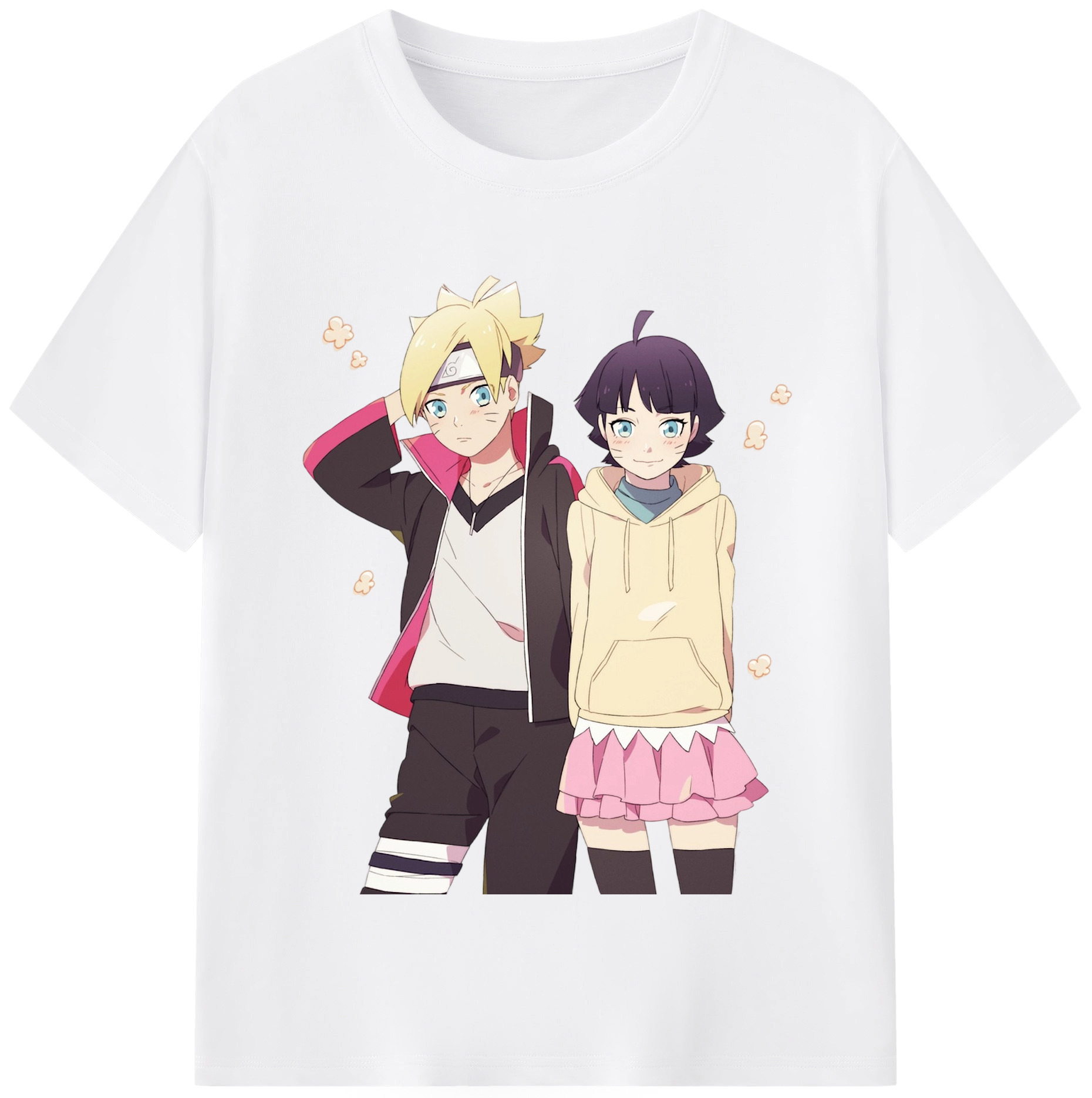 （画像用） NARUTO -ナルト- うずまき ボルト Uzumaki Boruto 綿100％半袖Tシャツ（フロントプリント）