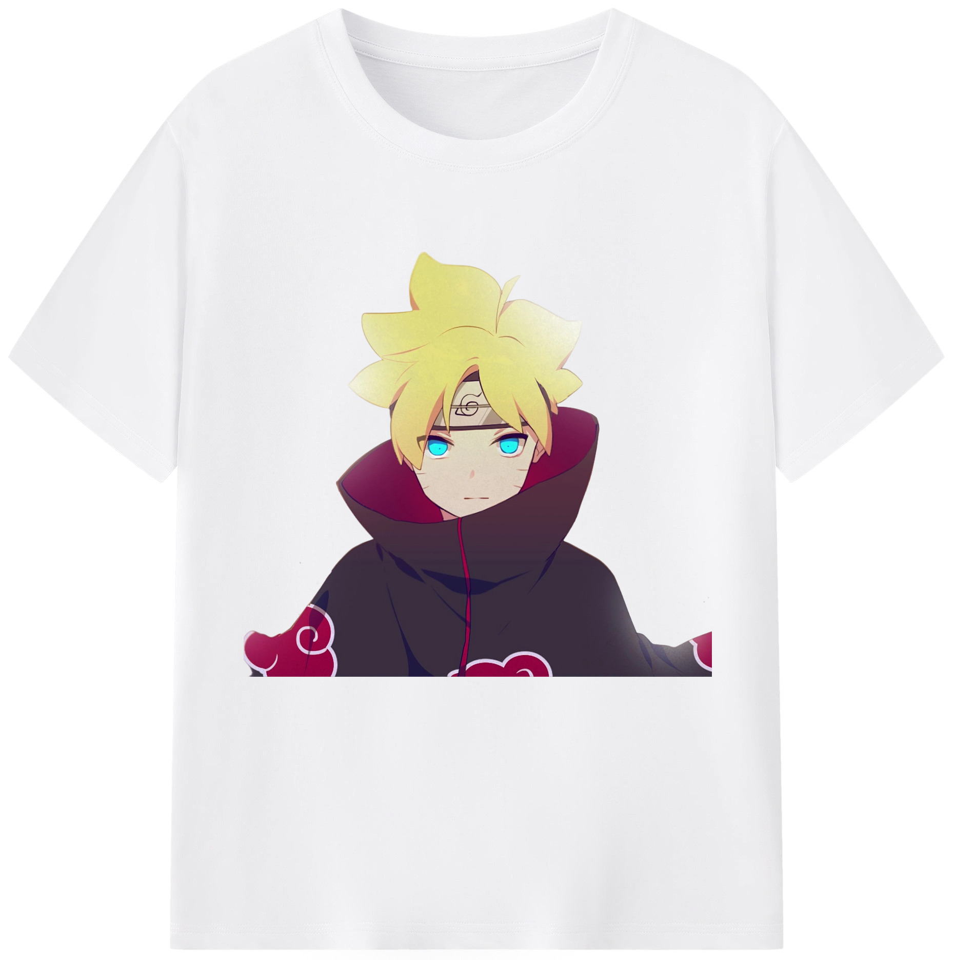 （画像用） NARUTO -ナルト- うずまき ボルト Uzumaki Boruto 綿100％半袖Tシャツ（フロントプリント）