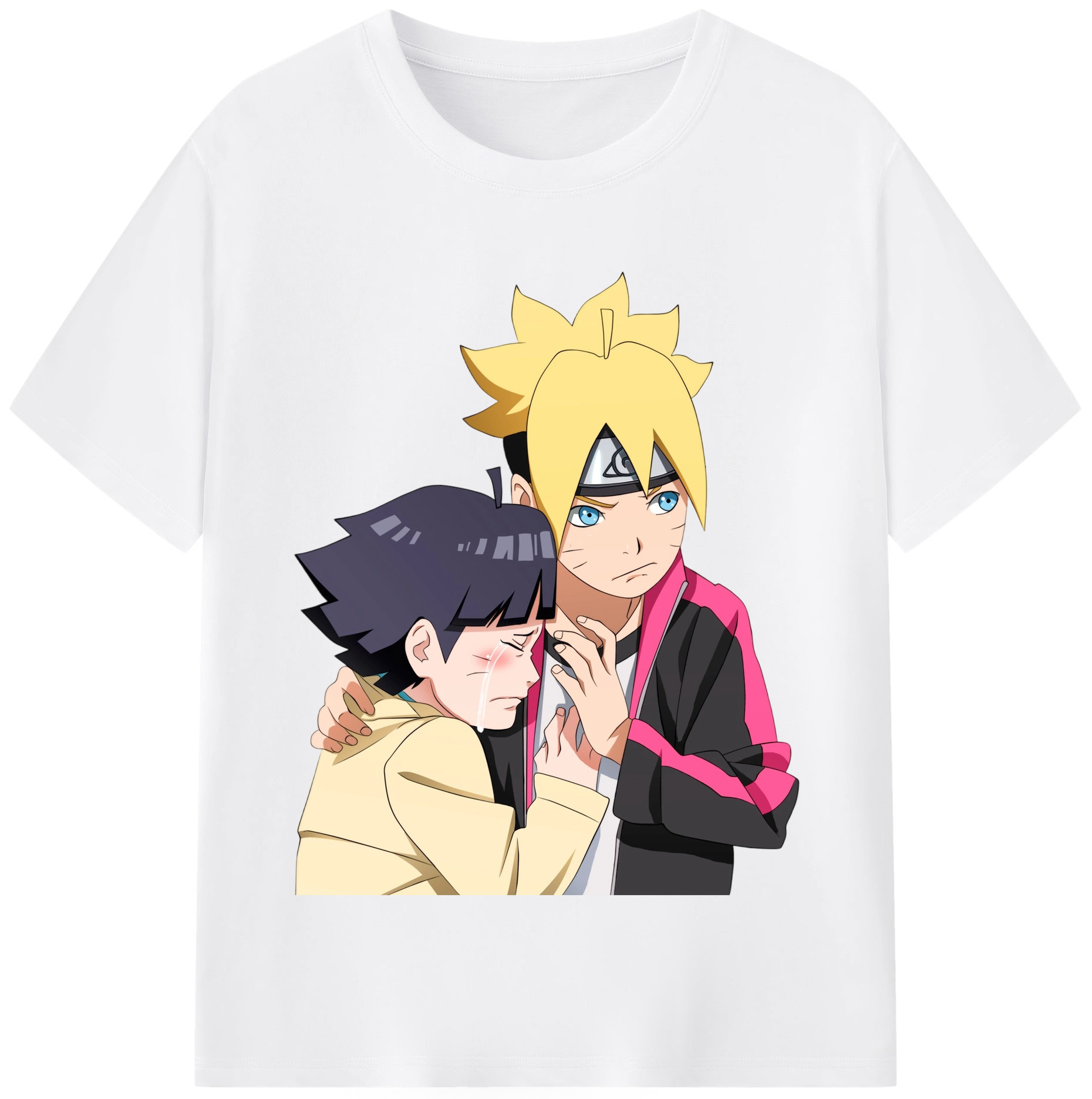 （画像用） NARUTO -ナルト- うずまき ボルト Uzumaki Boruto 綿100％半袖Tシャツ（フロントプリント）