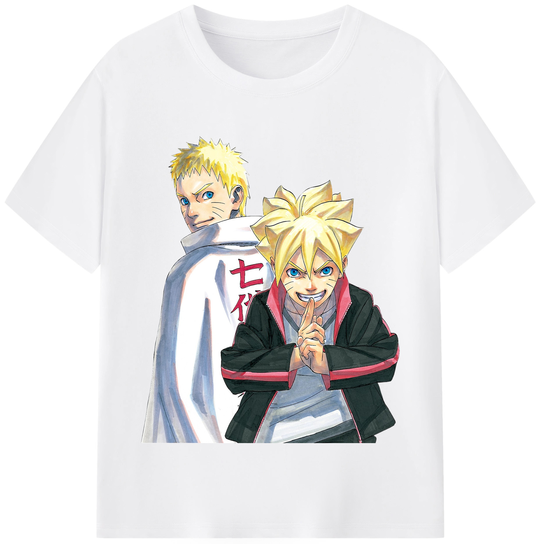 （画像用） NARUTO -ナルト- うずまき ボルト Uzumaki Boruto 綿100％半袖Tシャツ（フロントプリント）