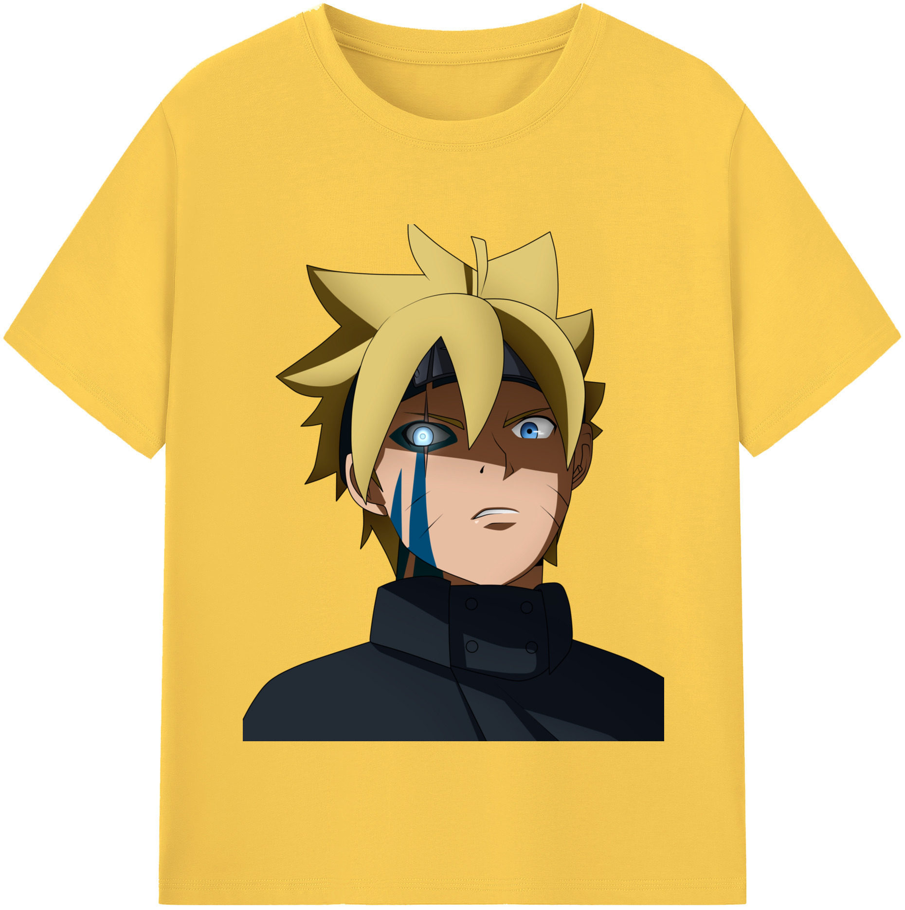 （画像用） NARUTO -ナルト- うずまき ボルト Uzumaki Boruto 綿100％半袖Tシャツ（フロントプリント）