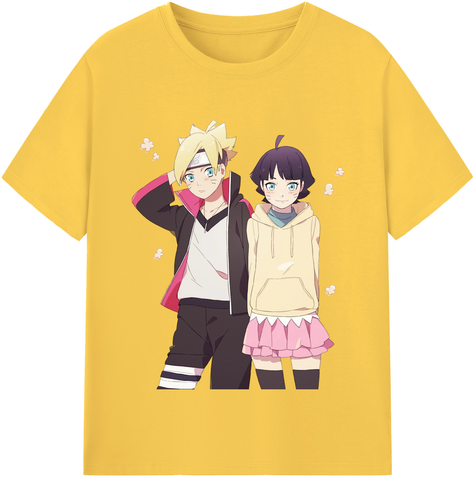 （画像用） NARUTO -ナルト- うずまき ボルト Uzumaki Boruto 綿100％半袖Tシャツ（フロントプリント）