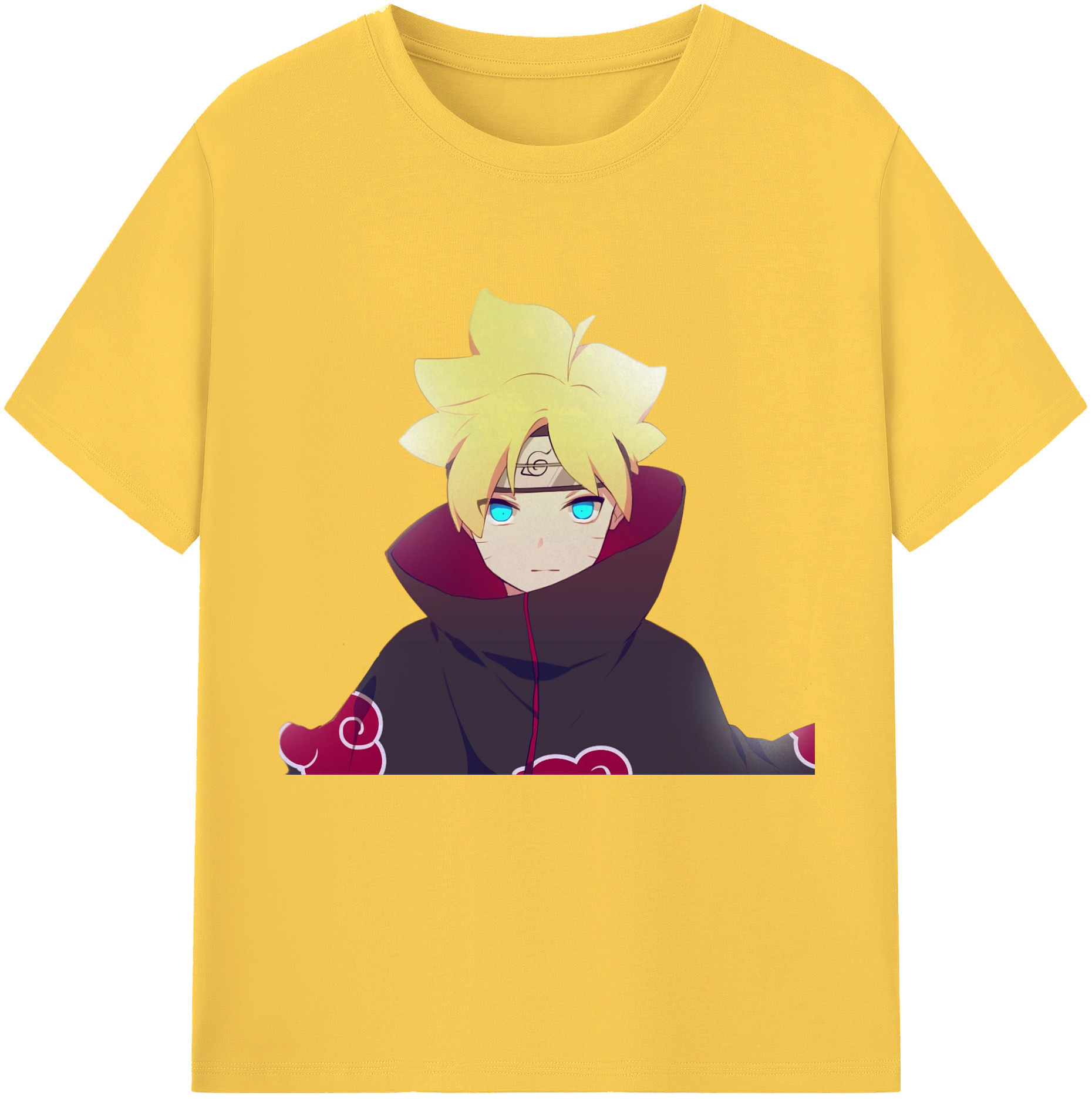 （画像用） NARUTO -ナルト- うずまき ボルト Uzumaki Boruto 綿100％半袖Tシャツ（フロントプリント）