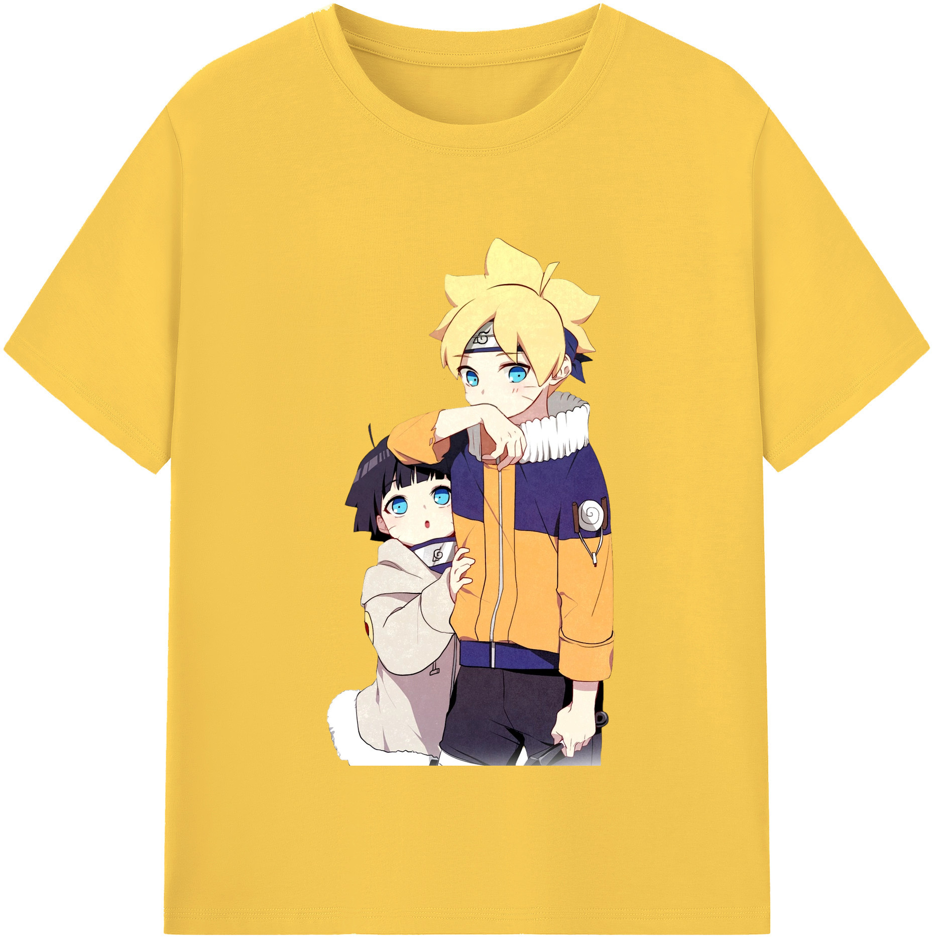 （画像用） NARUTO -ナルト- うずまき ボルト Uzumaki Boruto 綿100％半袖Tシャツ（フロントプリント）