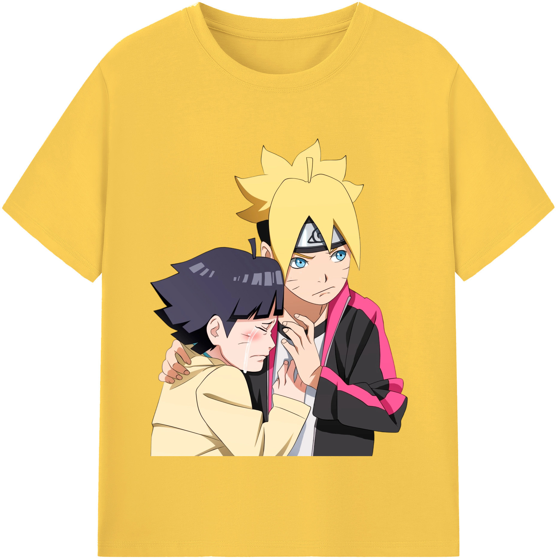 （画像用） NARUTO -ナルト- うずまき ボルト Uzumaki Boruto 綿100％半袖Tシャツ（フロントプリント）