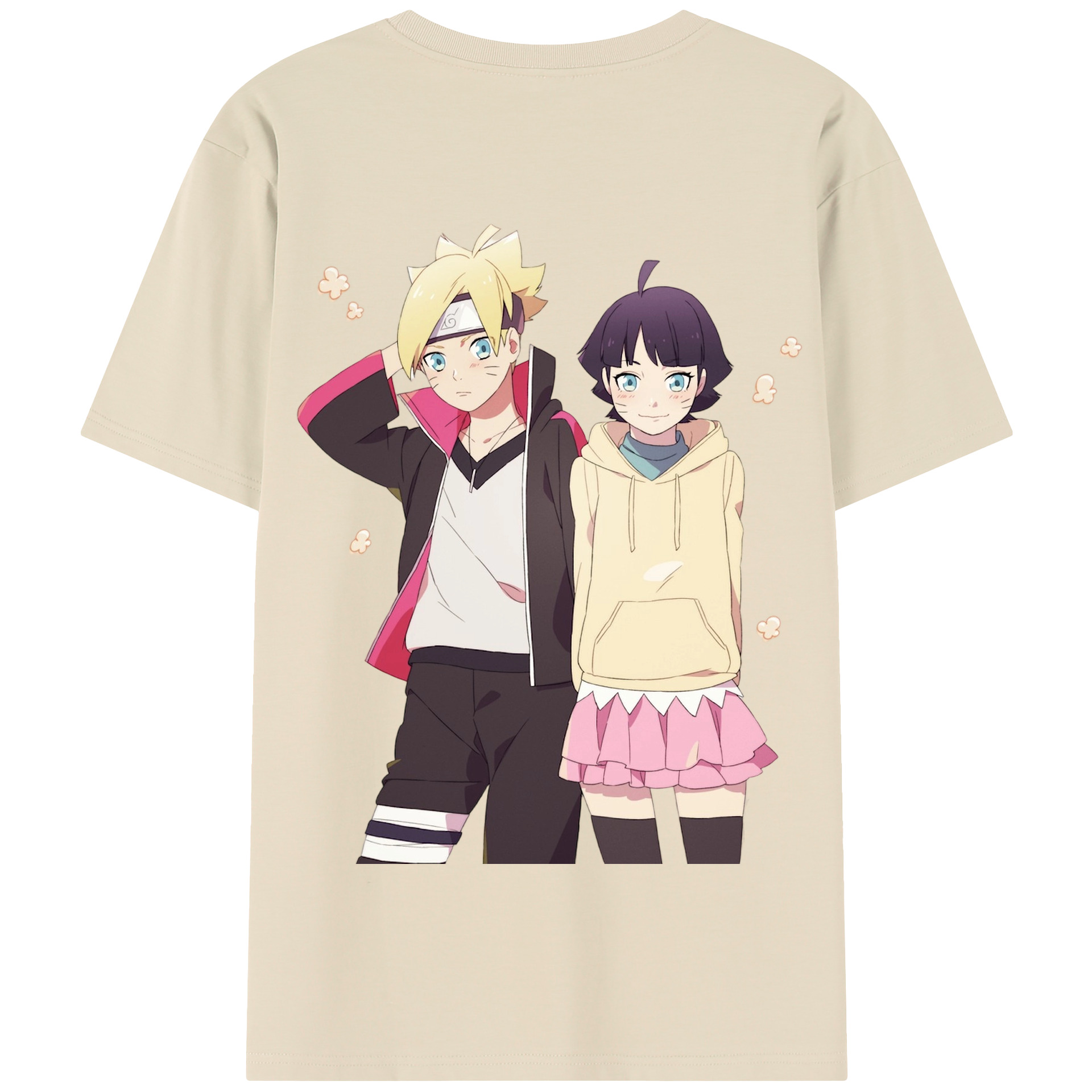 （画像用） NARUTO -ナルト- うずまき ボルト Uzumaki Boruto 綿100％半袖Tシャツ（背面プリント）