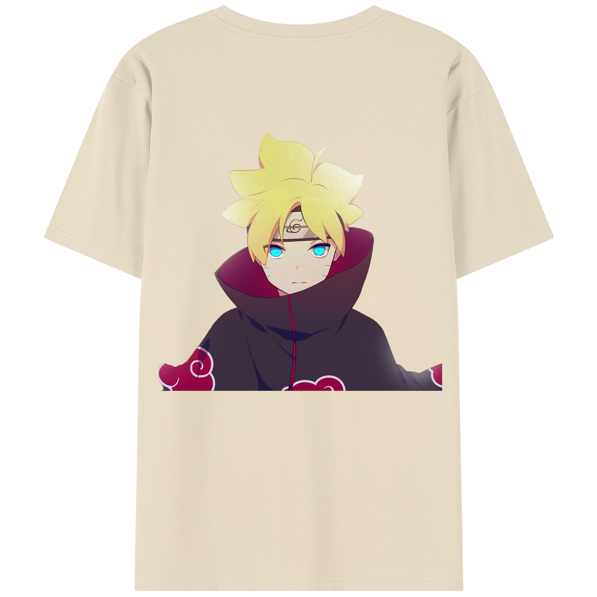 （画像用） NARUTO -ナルト- うずまき ボルト Uzumaki Boruto 綿100％半袖Tシャツ（背面プリント）
