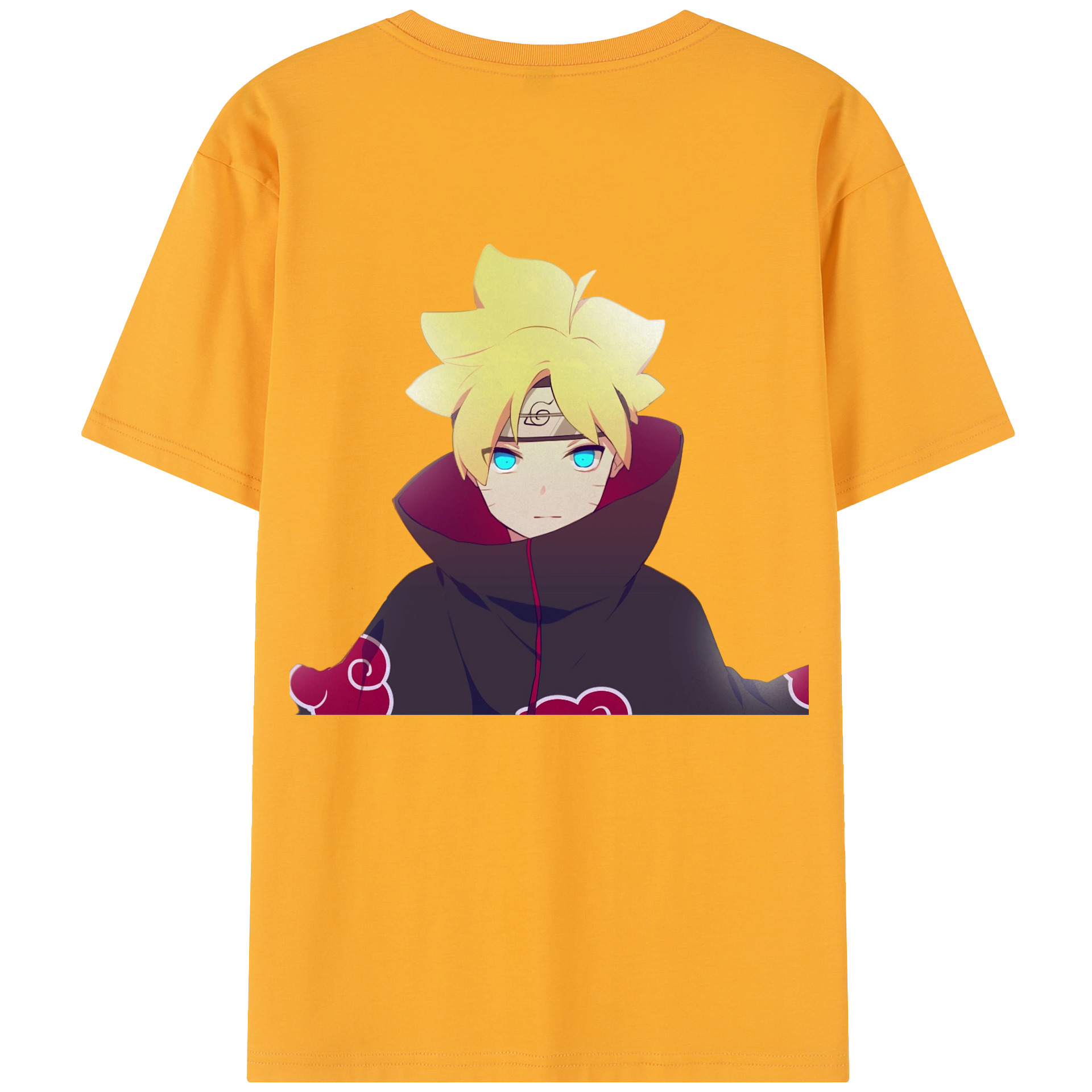 （画像用） NARUTO -ナルト- うずまき ボルト Uzumaki Boruto 綿100％半袖Tシャツ（背面プリント）