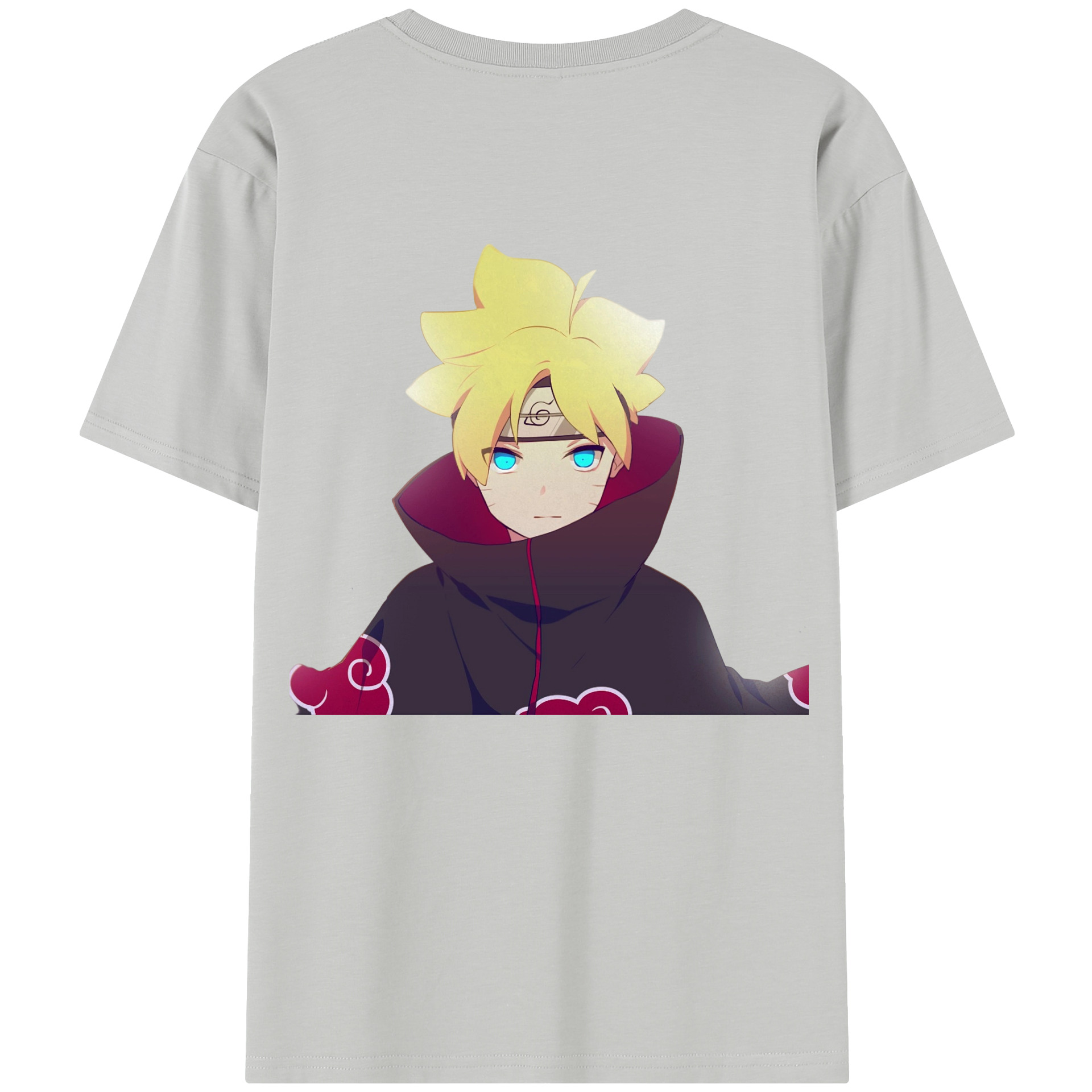 （画像用） NARUTO -ナルト- うずまき ボルト Uzumaki Boruto 綿100％半袖Tシャツ（背面プリント）