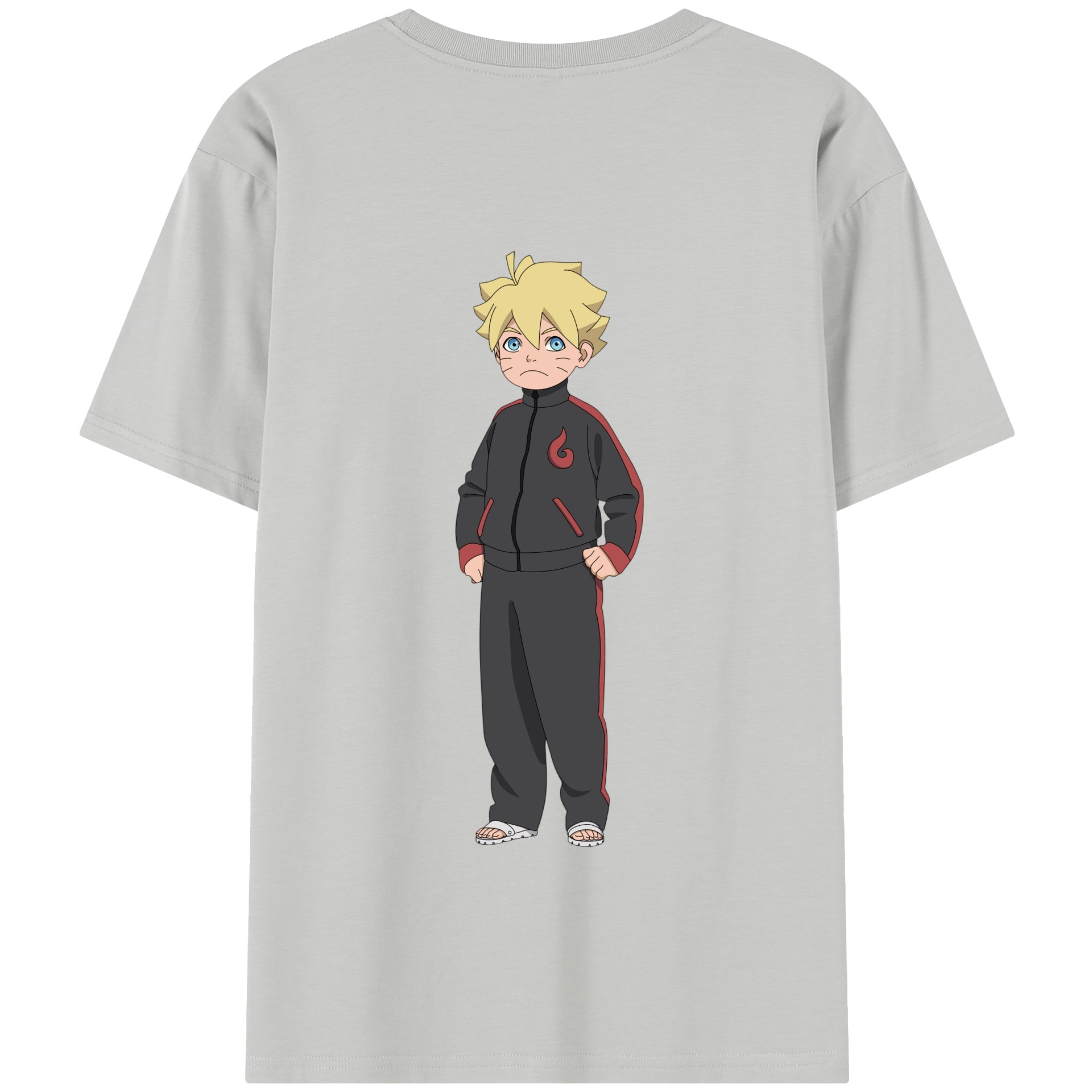 （画像用） NARUTO -ナルト- うずまき ボルト Uzumaki Boruto 綿100％半袖Tシャツ（背面プリント）