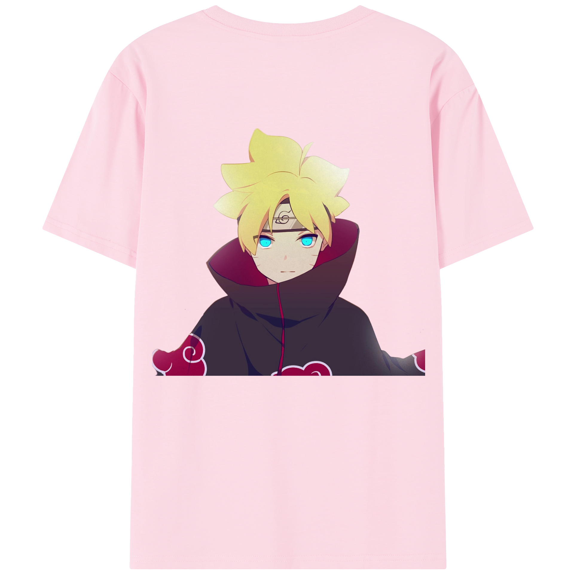 （画像用） NARUTO -ナルト- うずまき ボルト Uzumaki Boruto 綿100％半袖Tシャツ（背面プリント）