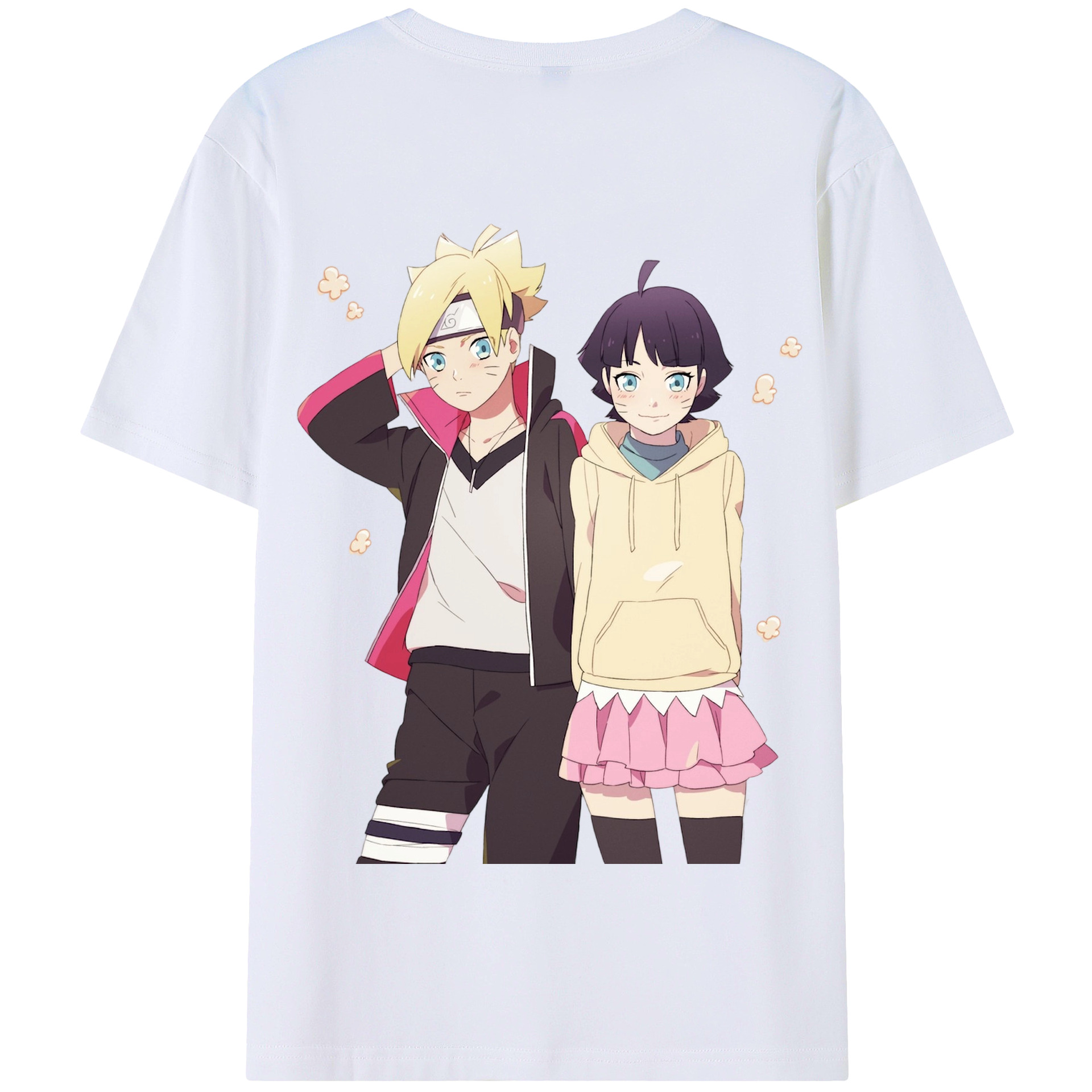 （画像用） NARUTO -ナルト- うずまき ボルト Uzumaki Boruto 綿100％半袖Tシャツ（背面プリント）