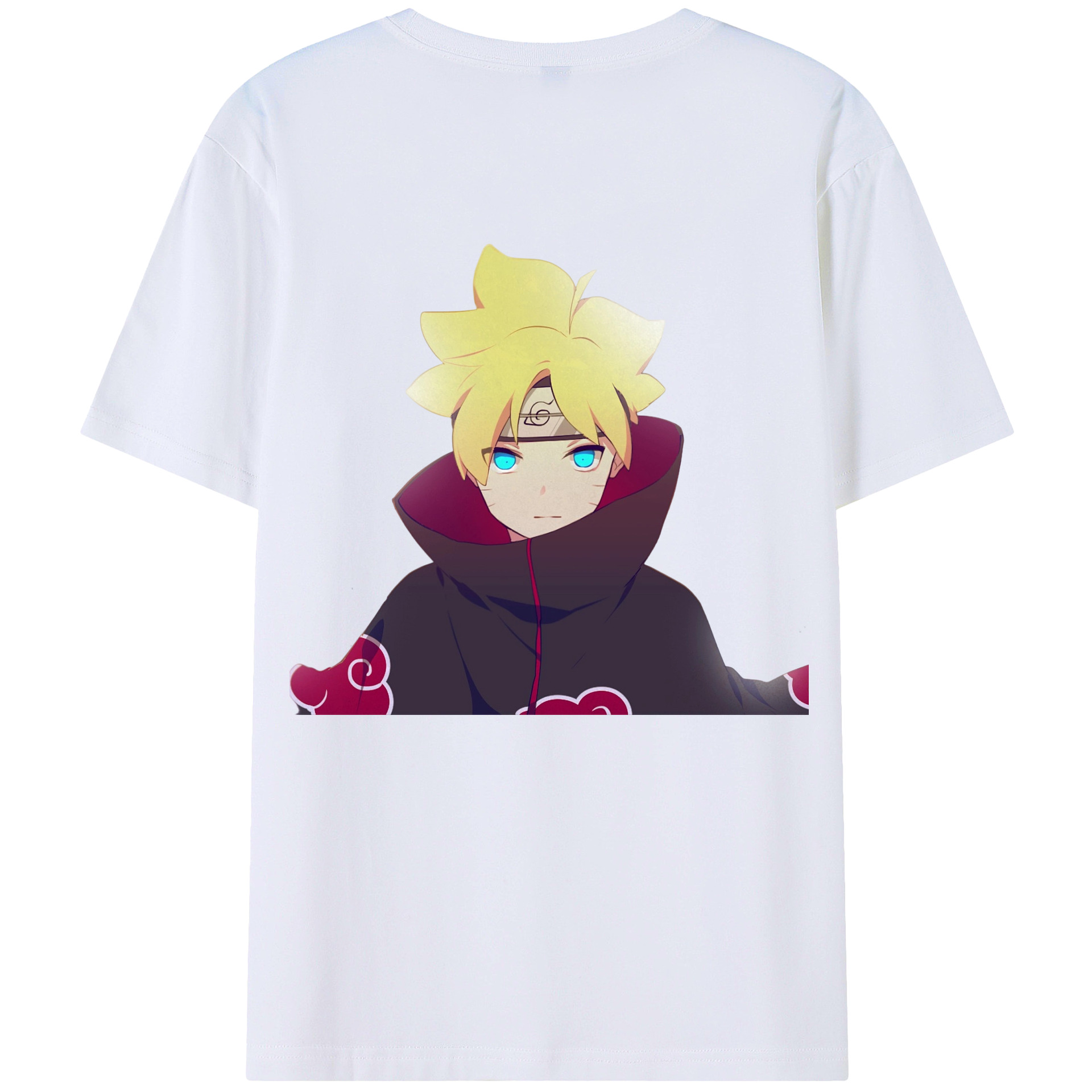 （画像用） NARUTO -ナルト- うずまき ボルト Uzumaki Boruto 綿100％半袖Tシャツ（背面プリント）