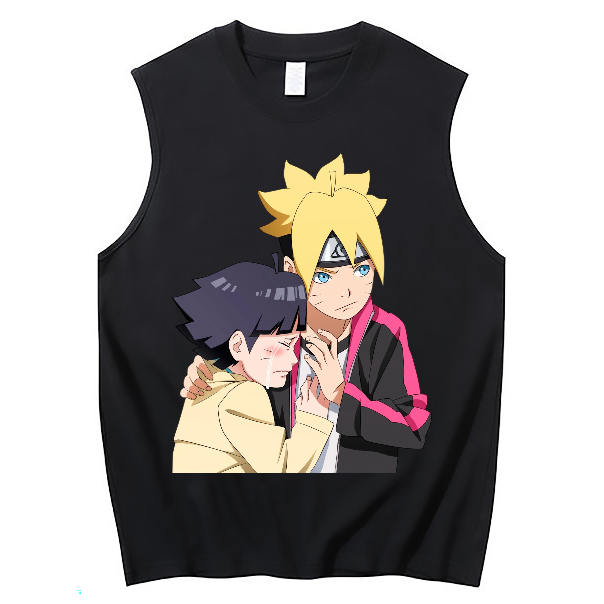 （画像用） NARUTO -ナルト- うずまき ボルト Uzumaki Boruto コットン100％タンクトップ（フロントプリント）