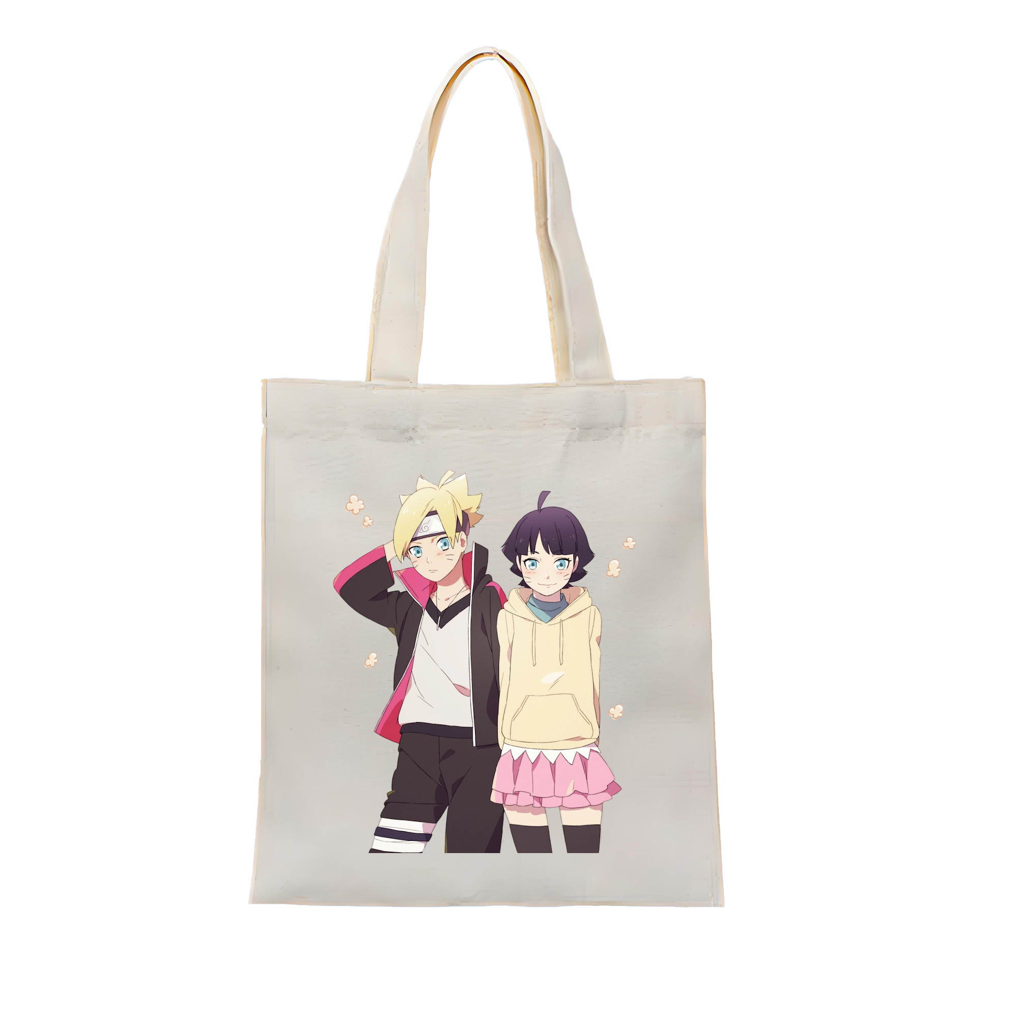 （画像用） NARUTO -ナルト- うずまき ボルト Uzumaki Boruto 縦型キャンバス生地手提げバッグ　トートバッグ