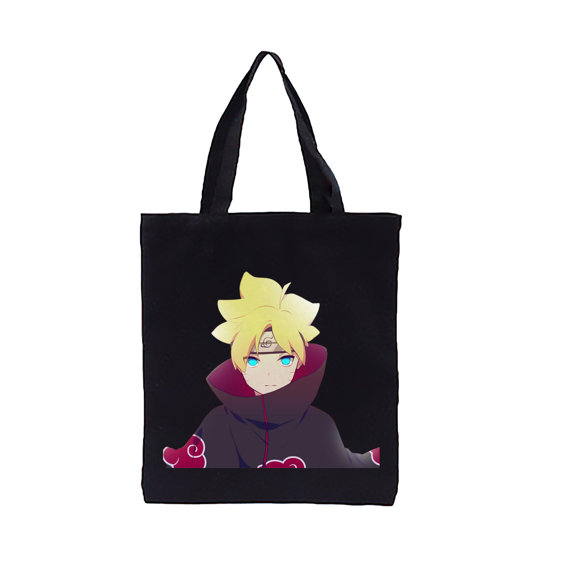 （画像用） NARUTO -ナルト- うずまき ボルト Uzumaki Boruto 縦型キャンバス生地手提げバッグ　トートバッグ