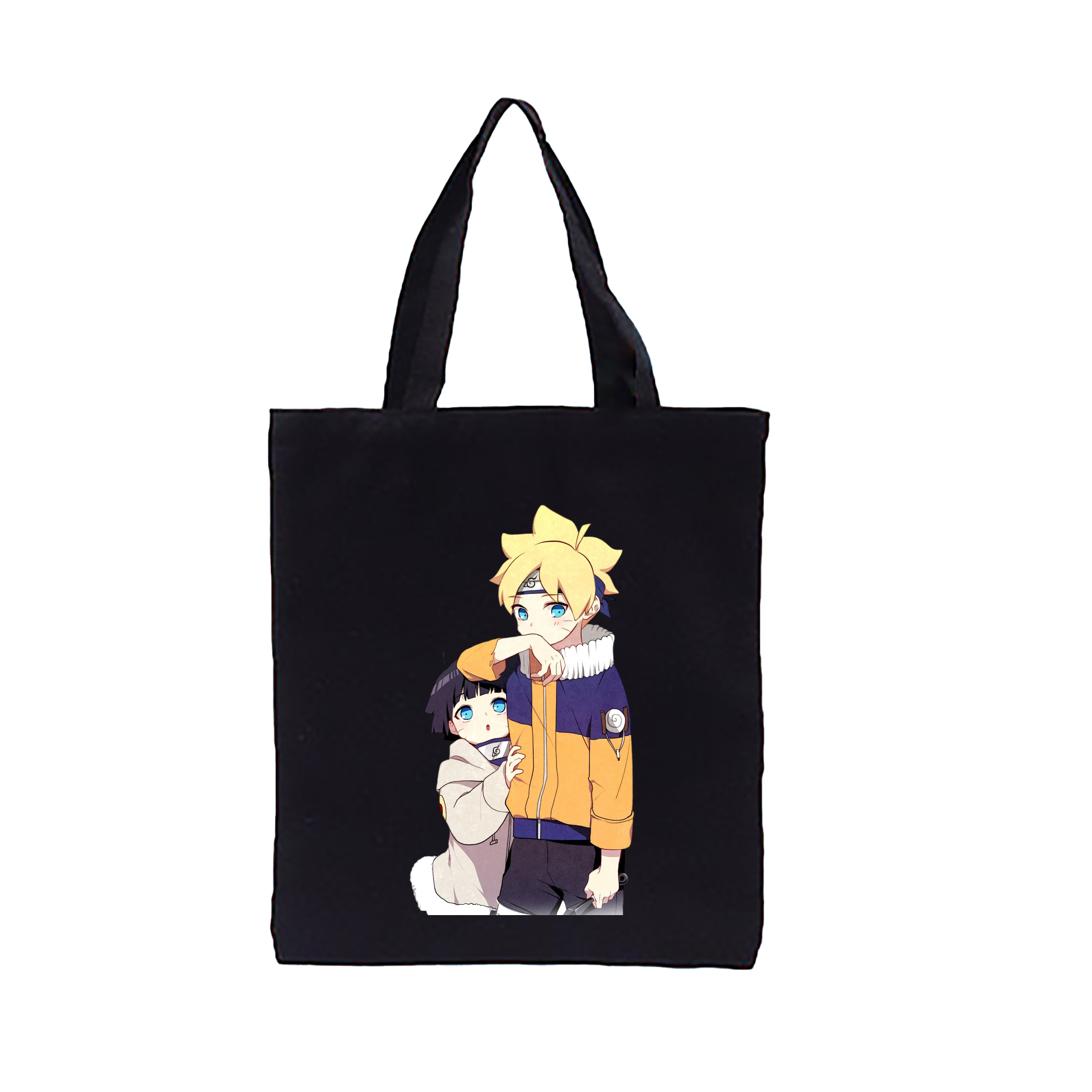 （画像用） NARUTO -ナルト- うずまき ボルト Uzumaki Boruto 縦型キャンバス生地手提げバッグ　トートバッグ
