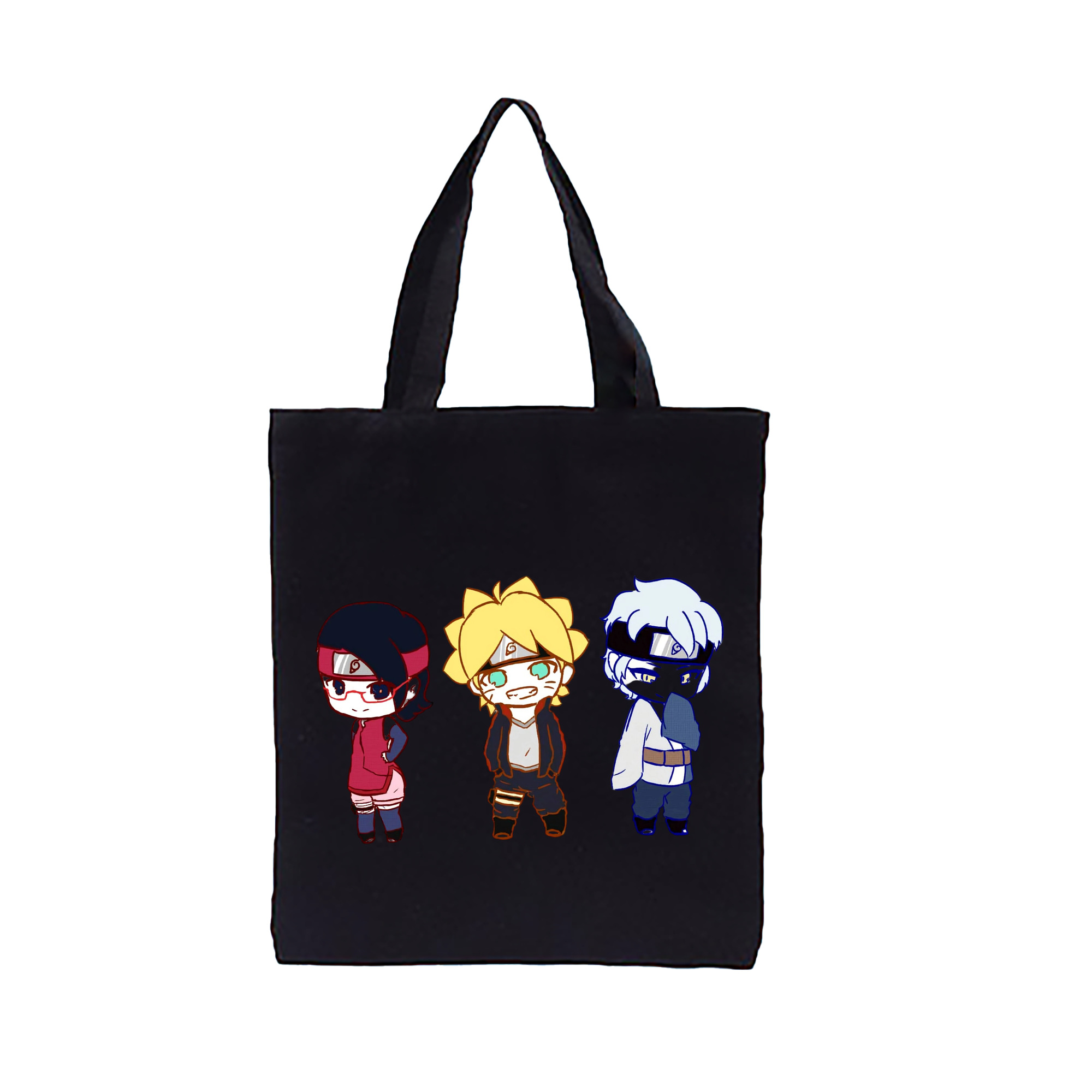 （画像用） NARUTO -ナルト- うずまき ボルト Uzumaki Boruto 縦型キャンバス生地手提げバッグ　トートバッグ