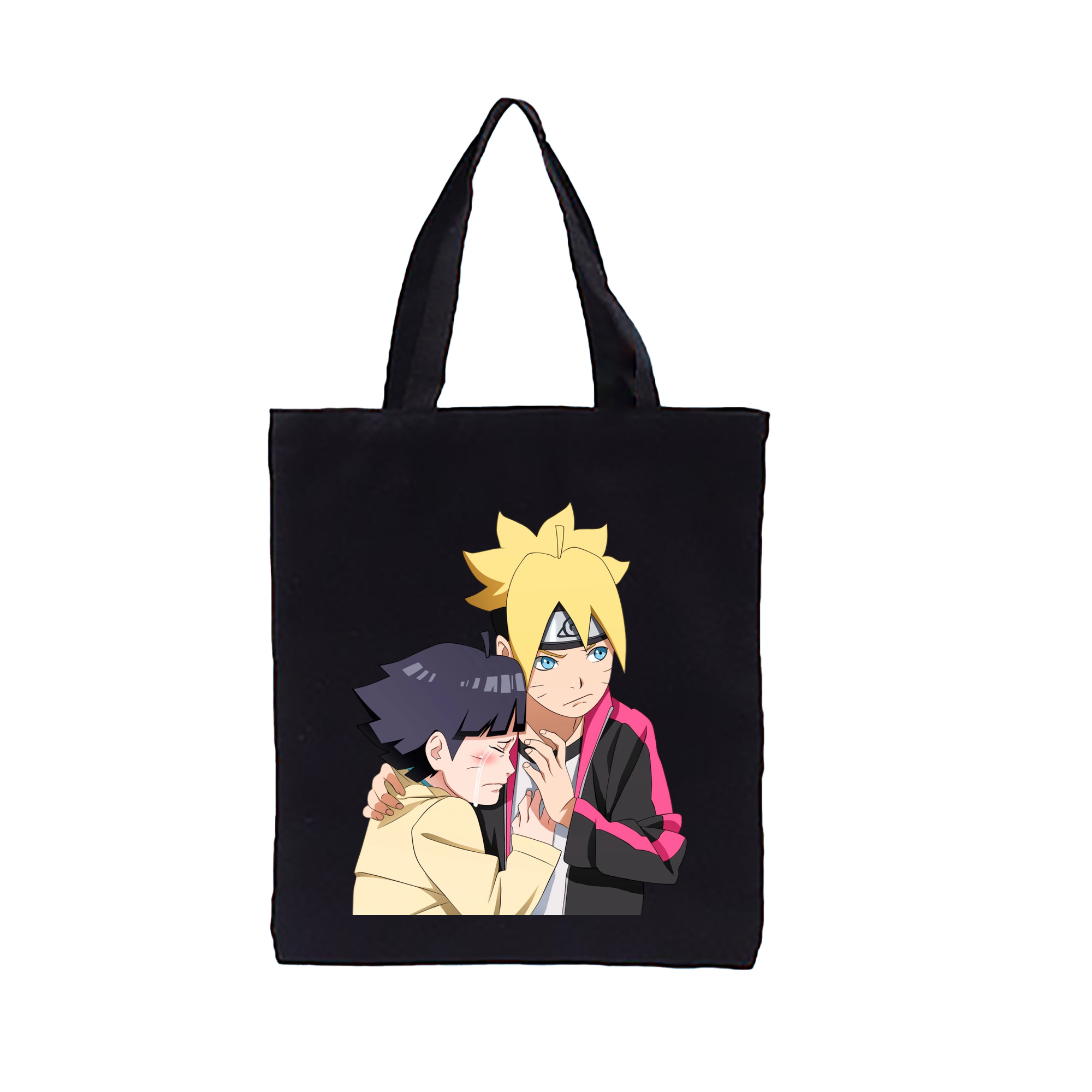 （画像用） NARUTO -ナルト- うずまき ボルト Uzumaki Boruto 縦型キャンバス生地手提げバッグ　トートバッグ