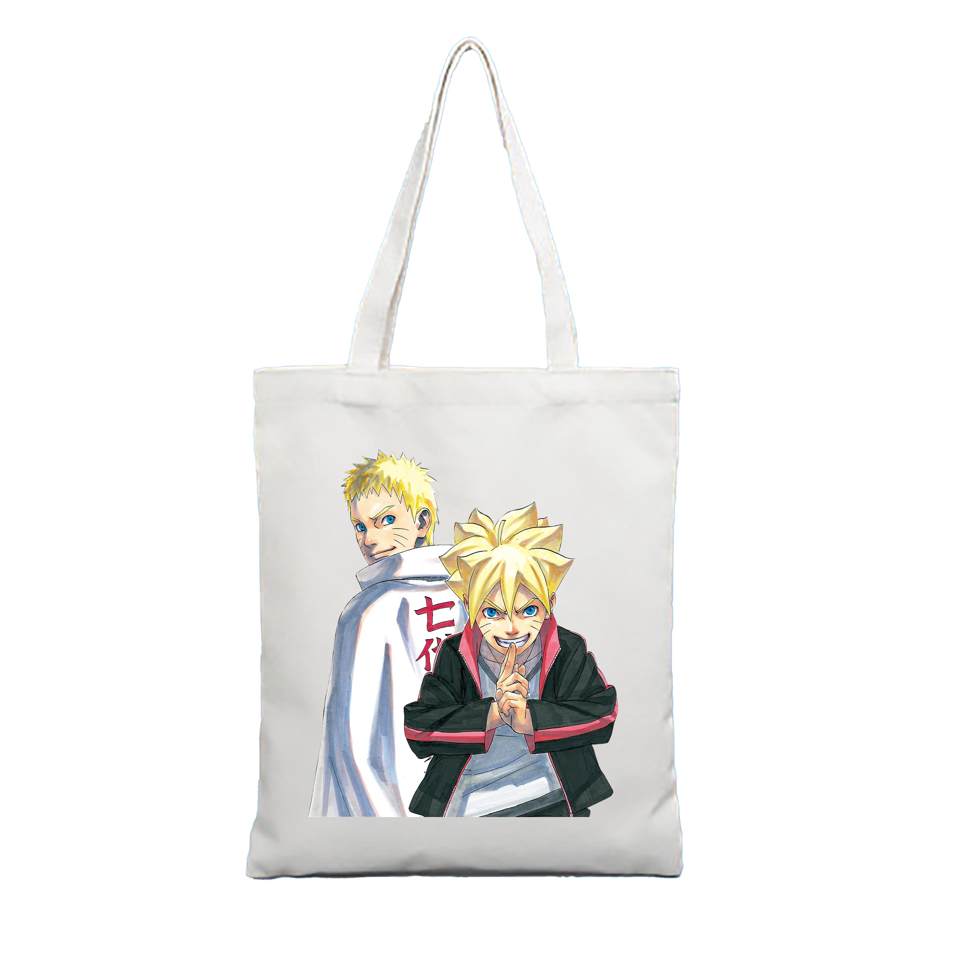 （画像用） NARUTO -ナルト- うずまき ボルト Uzumaki Boruto 縦型キャンバス生地手提げバッグ　トートバッグ
