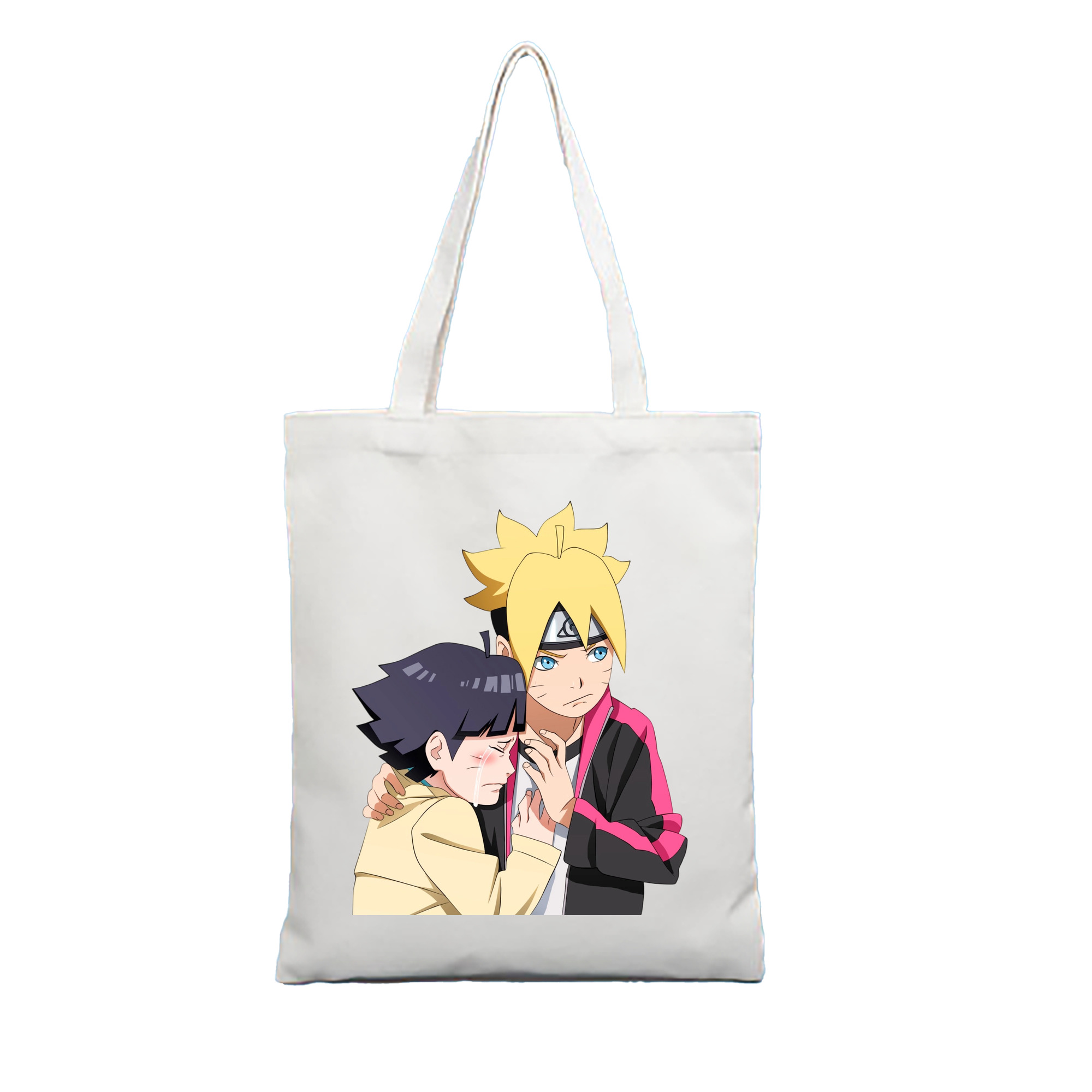 （画像用） NARUTO -ナルト- うずまき ボルト Uzumaki Boruto 縦型キャンバス生地手提げバッグ　トートバッグ
