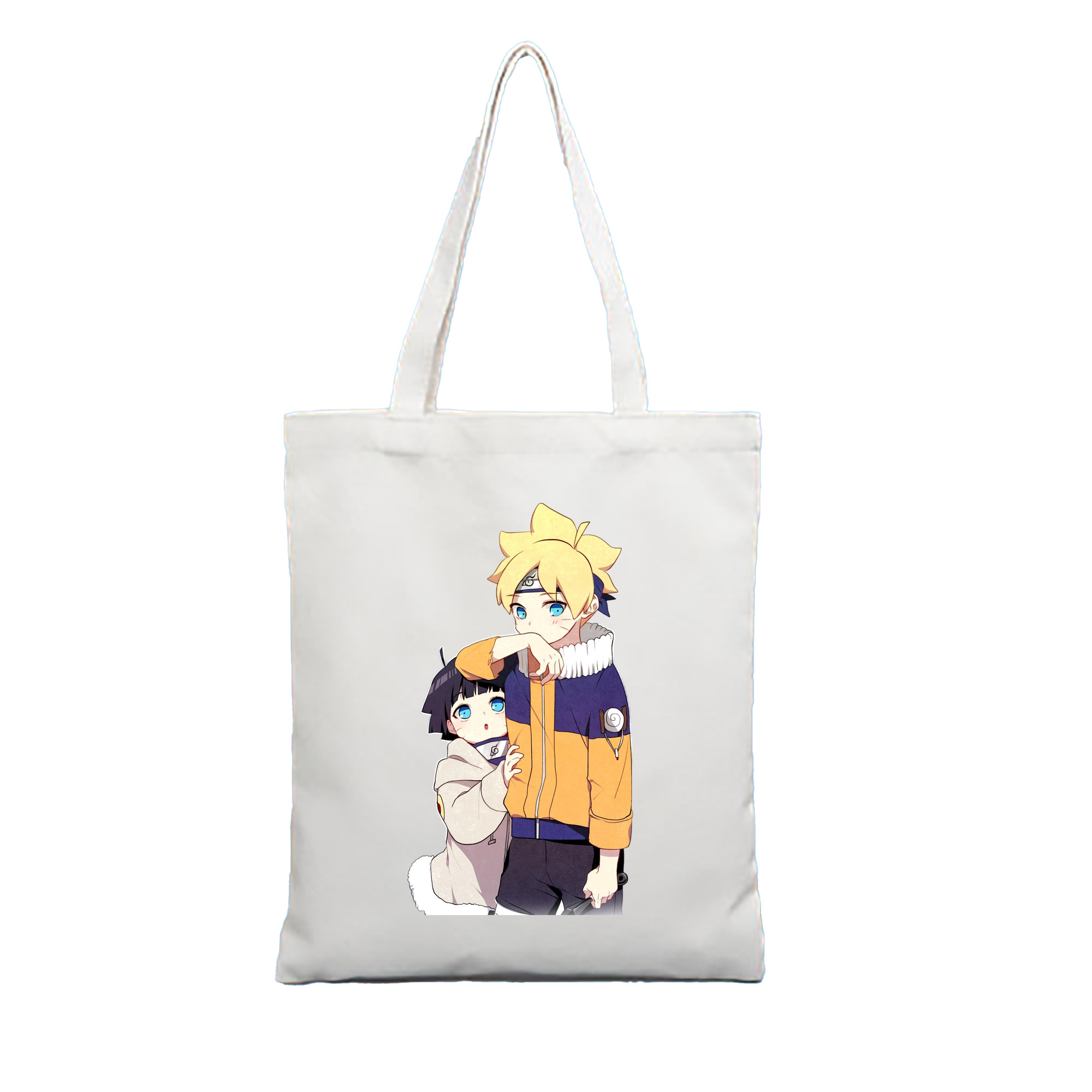 （画像用） NARUTO -ナルト- うずまき ボルト Uzumaki Boruto 縦型キャンバス生地手提げバッグ　トートバッグ