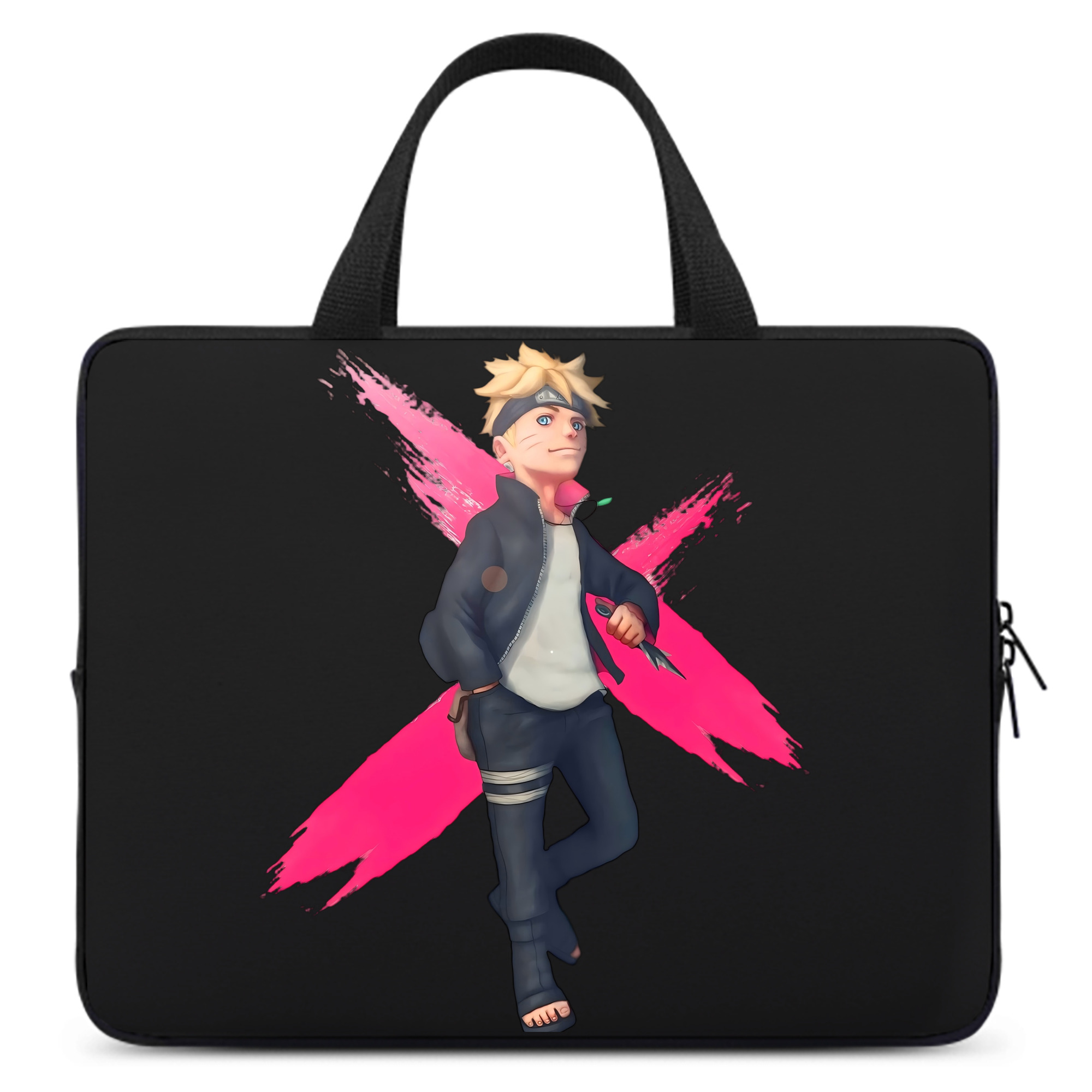 （画像用） NARUTO -ナルト- うずまき ボルト Uzumaki Boruto 手提げノートパソコンバッグ