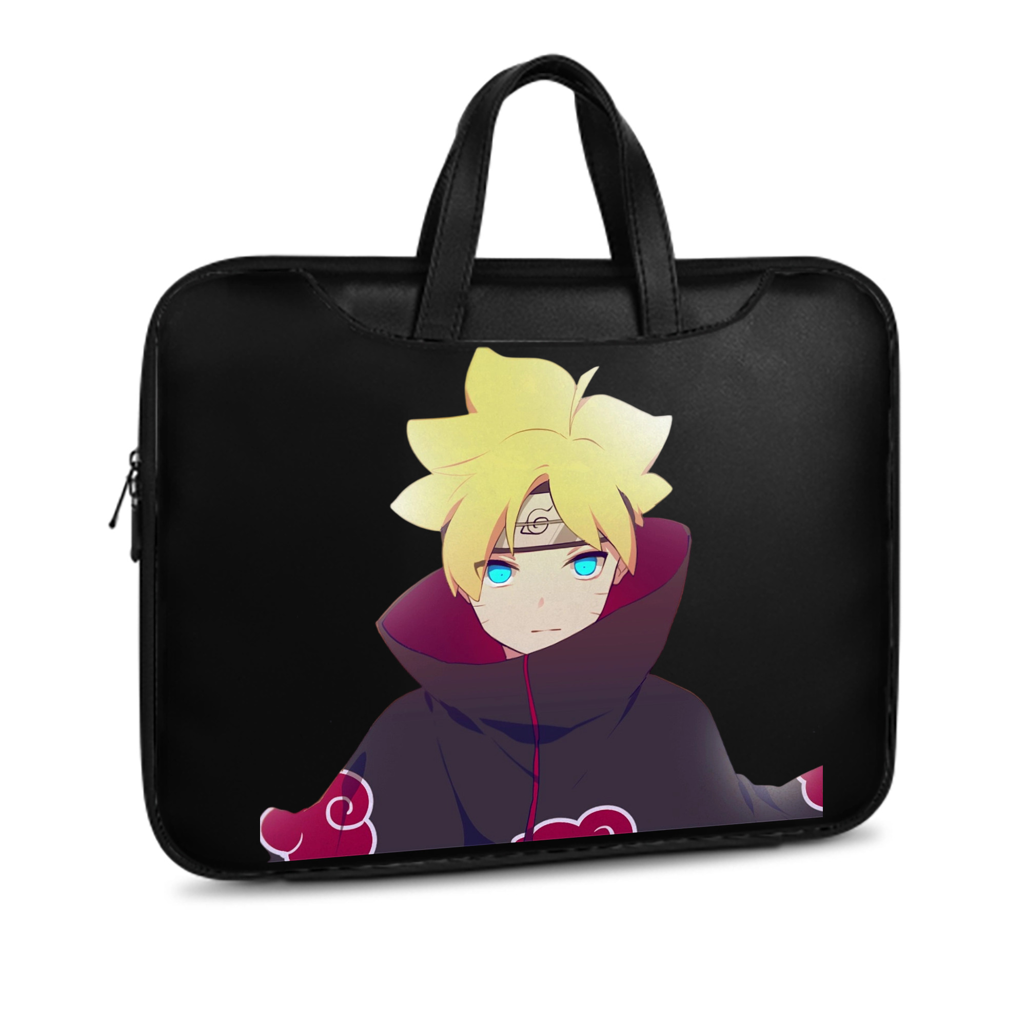 （画像用） NARUTO -ナルト- うずまき ボルト Uzumaki Boruto レザーラップトップバッグ　ノートパソコンケース