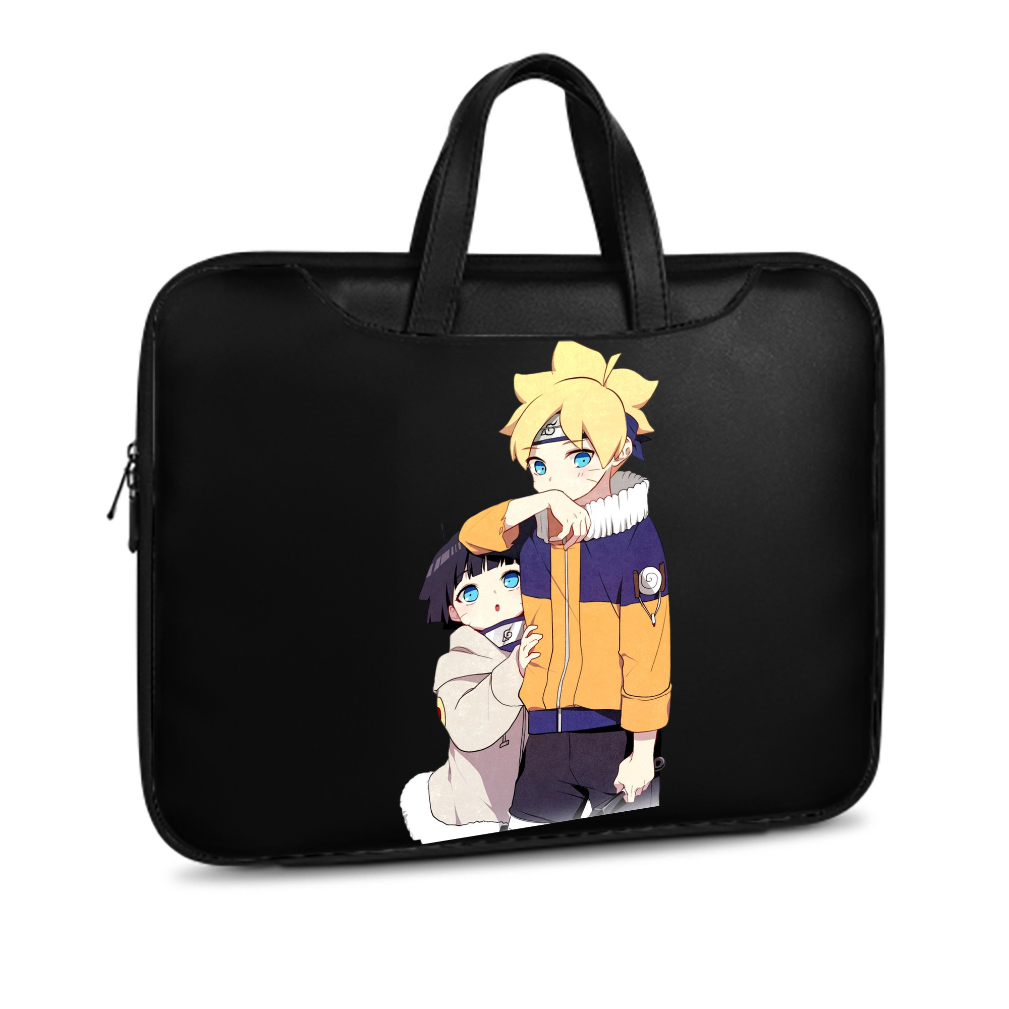 （画像用） NARUTO -ナルト- うずまき ボルト Uzumaki Boruto レザーラップトップバッグ　ノートパソコンケース