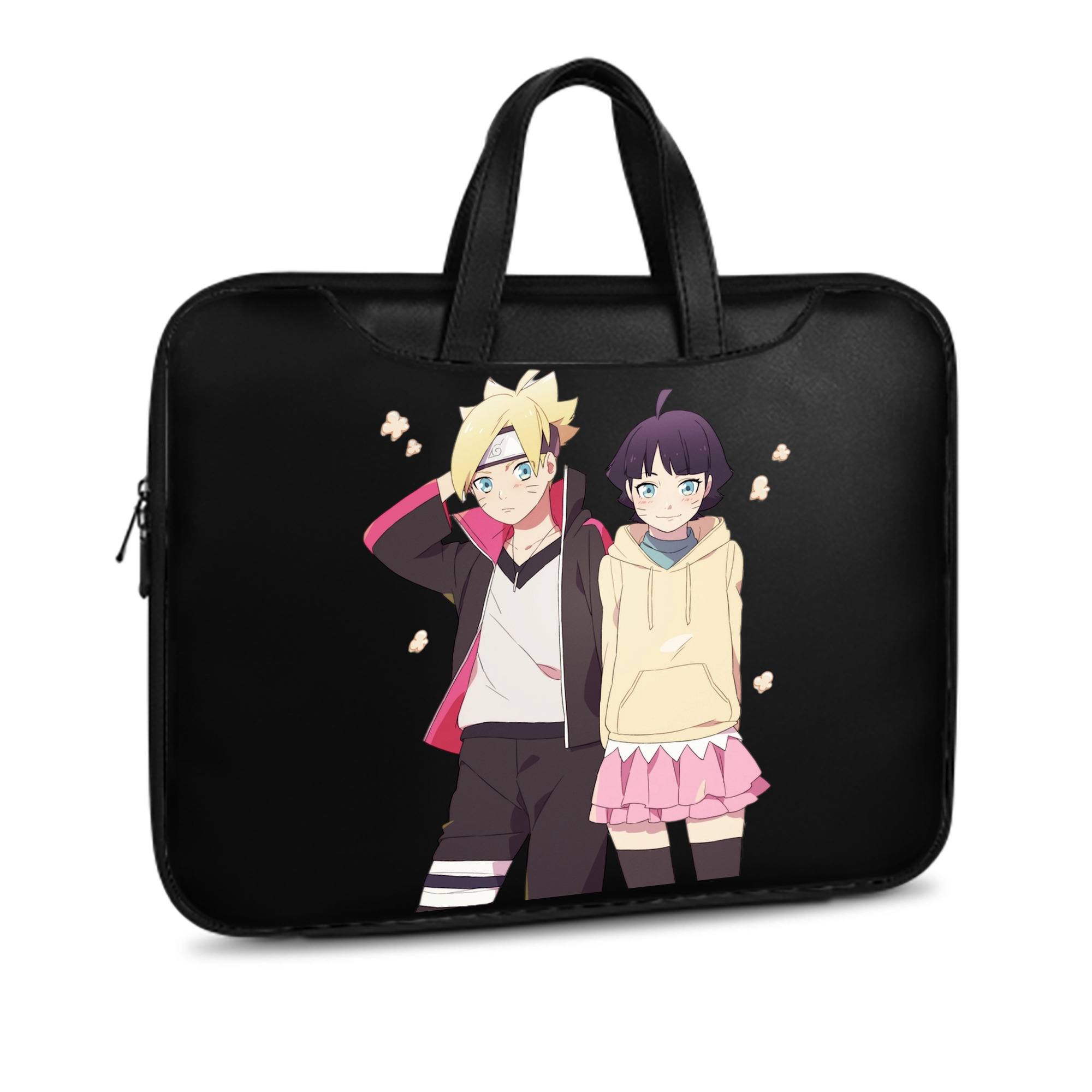 （画像用） NARUTO -ナルト- うずまき ボルト Uzumaki Boruto レザーラップトップバッグ　ノートパソコンケース