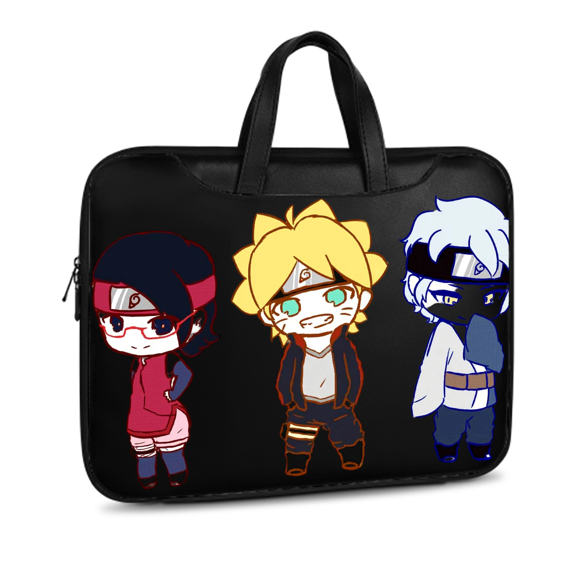 （画像用） NARUTO -ナルト- うずまき ボルト Uzumaki Boruto レザーラップトップバッグ　ノートパソコンケース