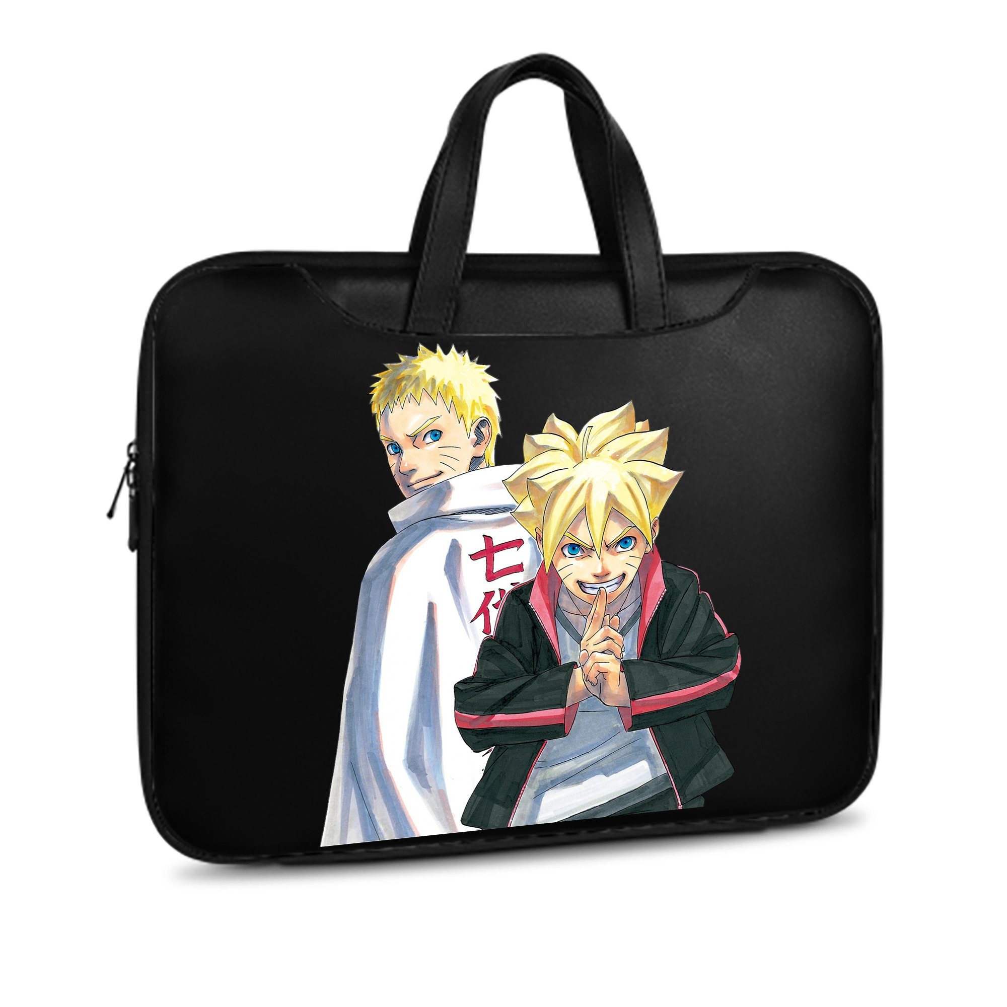 （画像用） NARUTO -ナルト- うずまき ボルト Uzumaki Boruto レザーラップトップバッグ　ノートパソコンケース