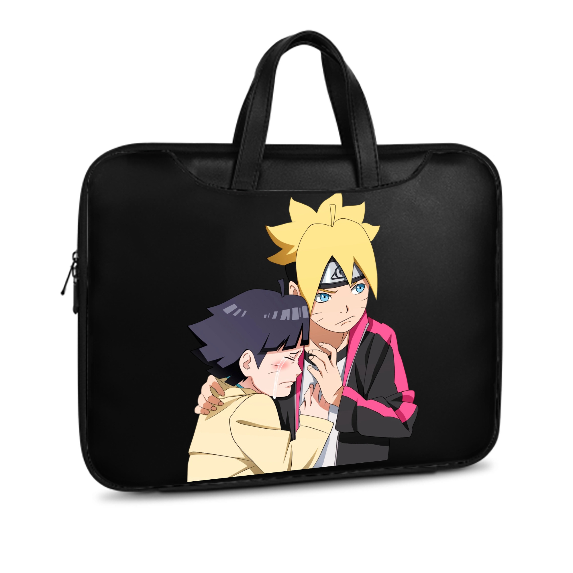 （画像用） NARUTO -ナルト- うずまき ボルト Uzumaki Boruto レザーラップトップバッグ　ノートパソコンケース
