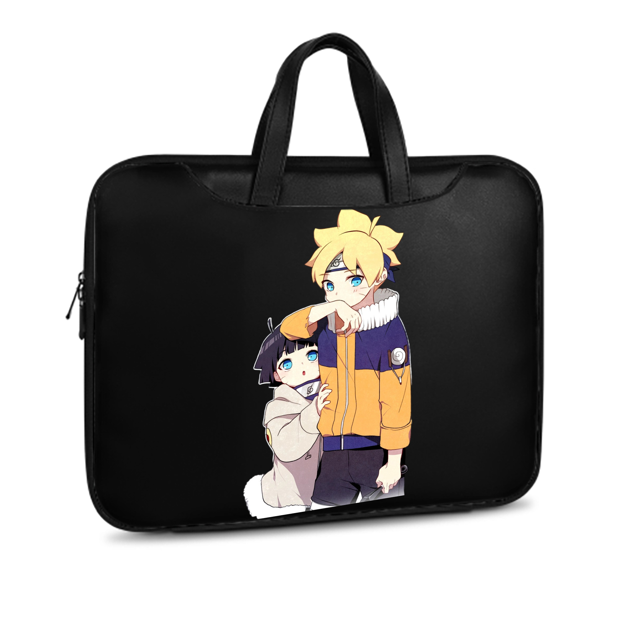 （画像用） NARUTO -ナルト- うずまき ボルト Uzumaki Boruto レザーラップトップバッグ　ノートパソコンケース