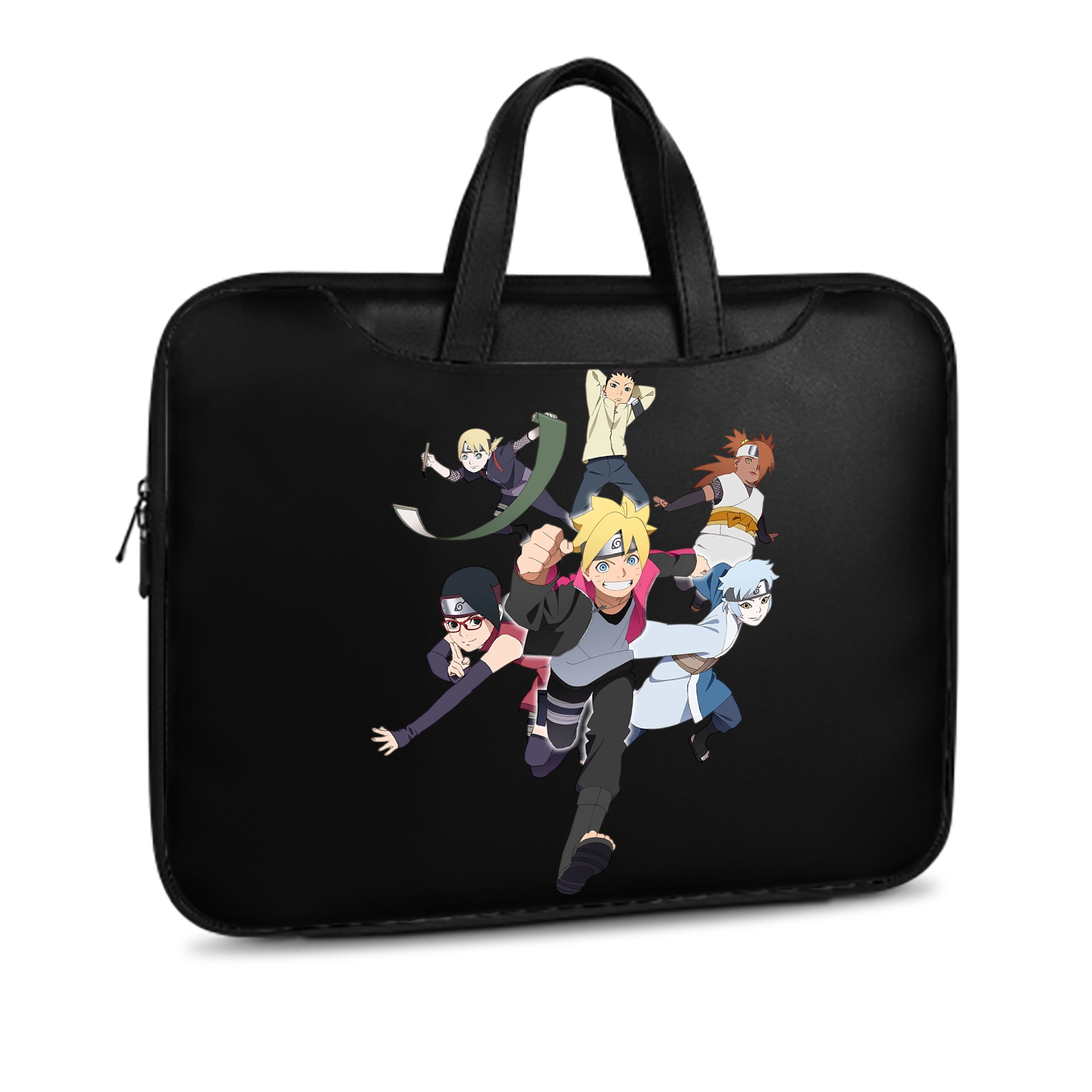 （画像用） NARUTO -ナルト- うずまき ボルト Uzumaki Boruto レザーラップトップバッグ　ノートパソコンケース