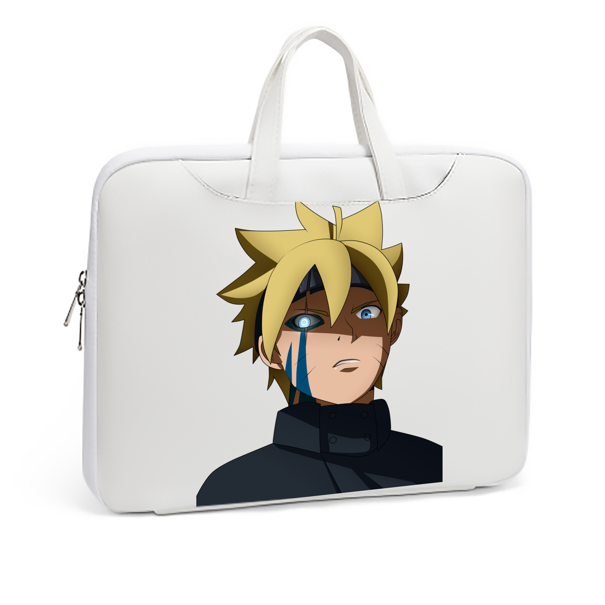 （画像用） NARUTO -ナルト- うずまき ボルト Uzumaki Boruto レザーラップトップバッグ　ノートパソコンケース