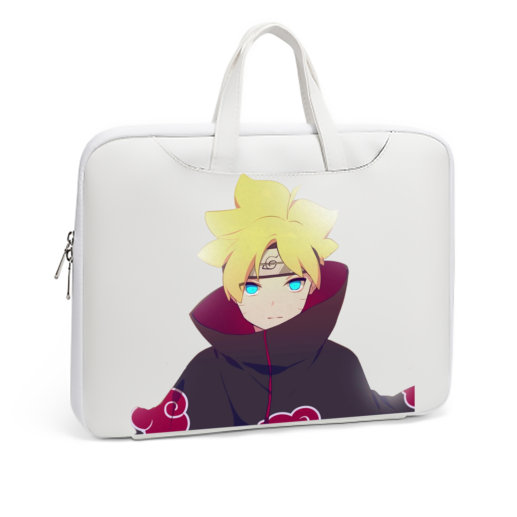 （画像用） NARUTO -ナルト- うずまき ボルト Uzumaki Boruto レザーラップトップバッグ　ノートパソコンケース