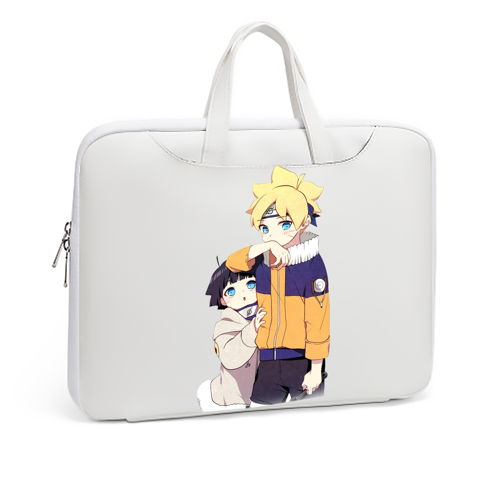 （画像用） NARUTO -ナルト- うずまき ボルト Uzumaki Boruto レザーラップトップバッグ　ノートパソコンケース