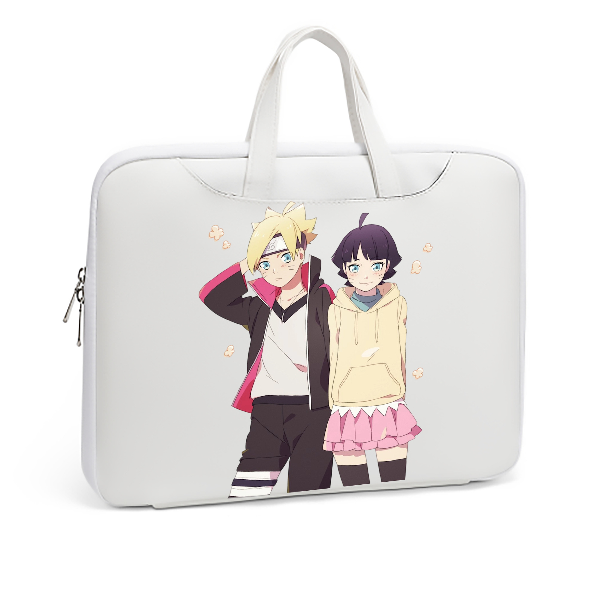 （画像用） NARUTO -ナルト- うずまき ボルト Uzumaki Boruto レザーラップトップバッグ　ノートパソコンケース