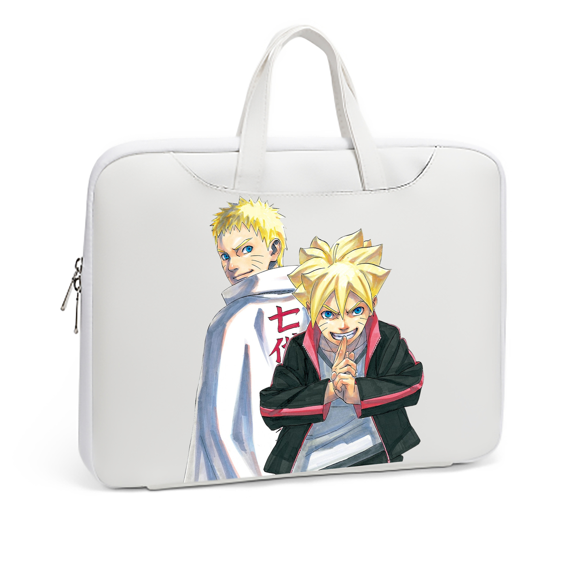 （画像用） NARUTO -ナルト- うずまき ボルト Uzumaki Boruto レザーラップトップバッグ　ノートパソコンケース