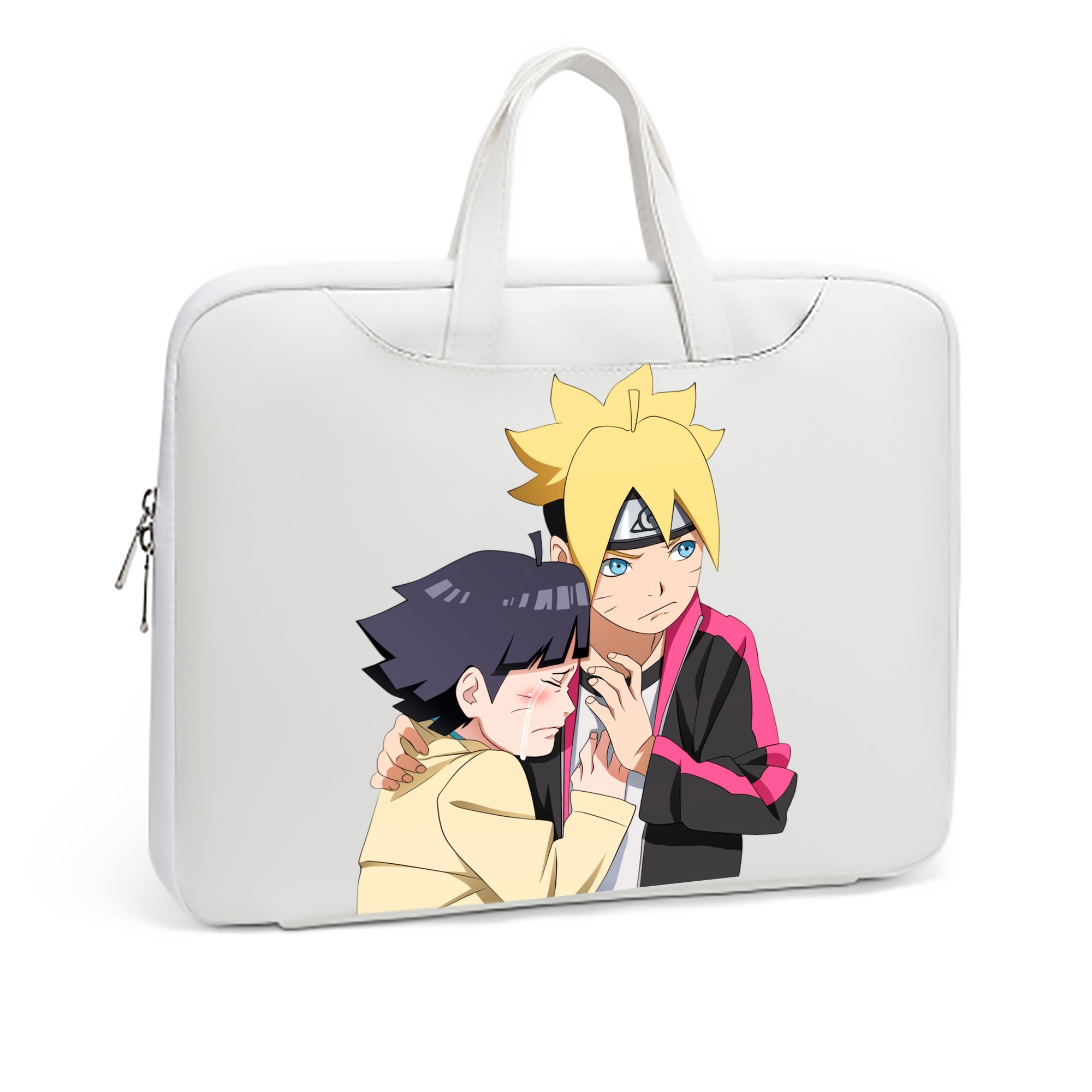 （画像用） NARUTO -ナルト- うずまき ボルト Uzumaki Boruto レザーラップトップバッグ　ノートパソコンケース