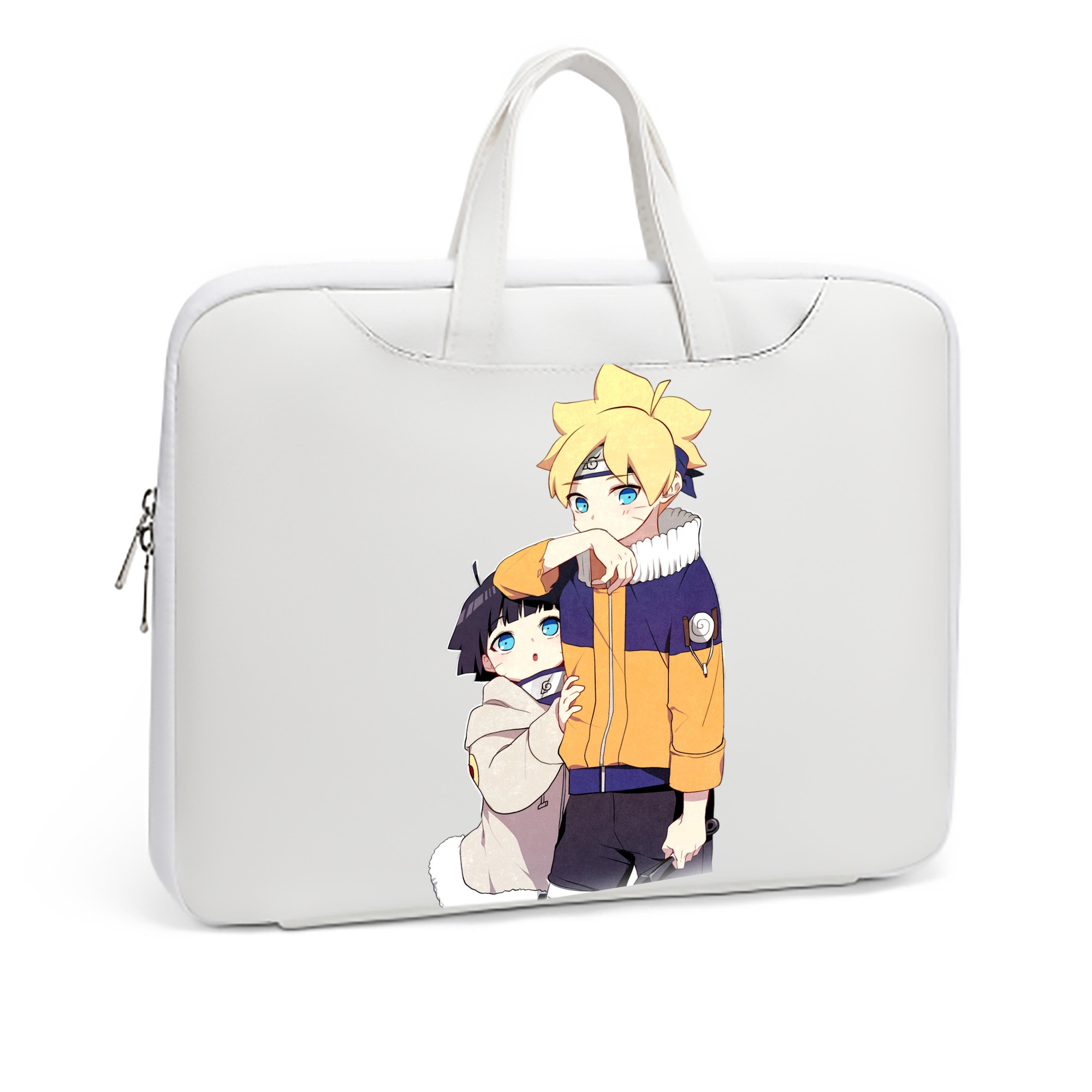 （画像用） NARUTO -ナルト- うずまき ボルト Uzumaki Boruto レザーラップトップバッグ　ノートパソコンケース