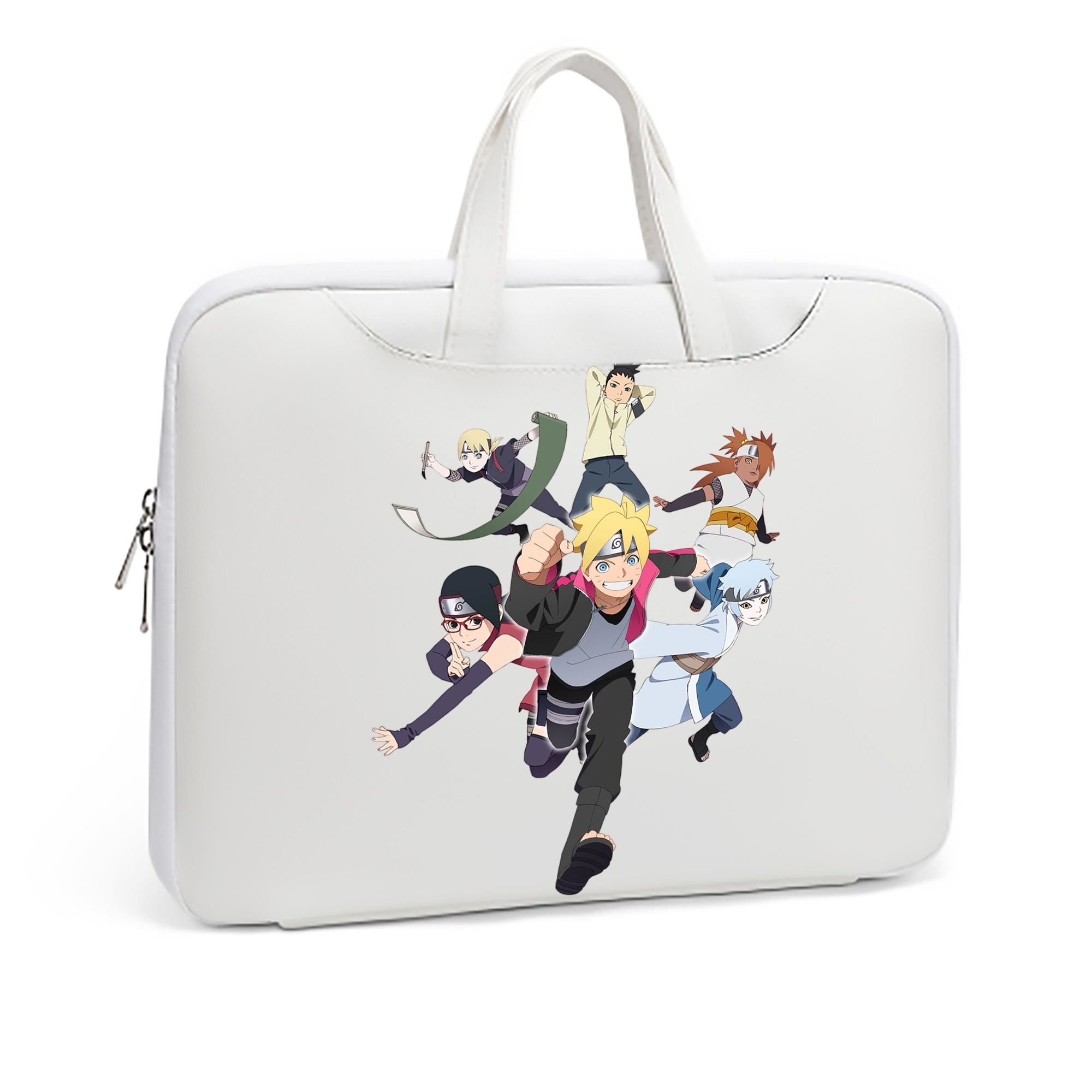 （画像用） NARUTO -ナルト- うずまき ボルト Uzumaki Boruto レザーラップトップバッグ　ノートパソコンケース