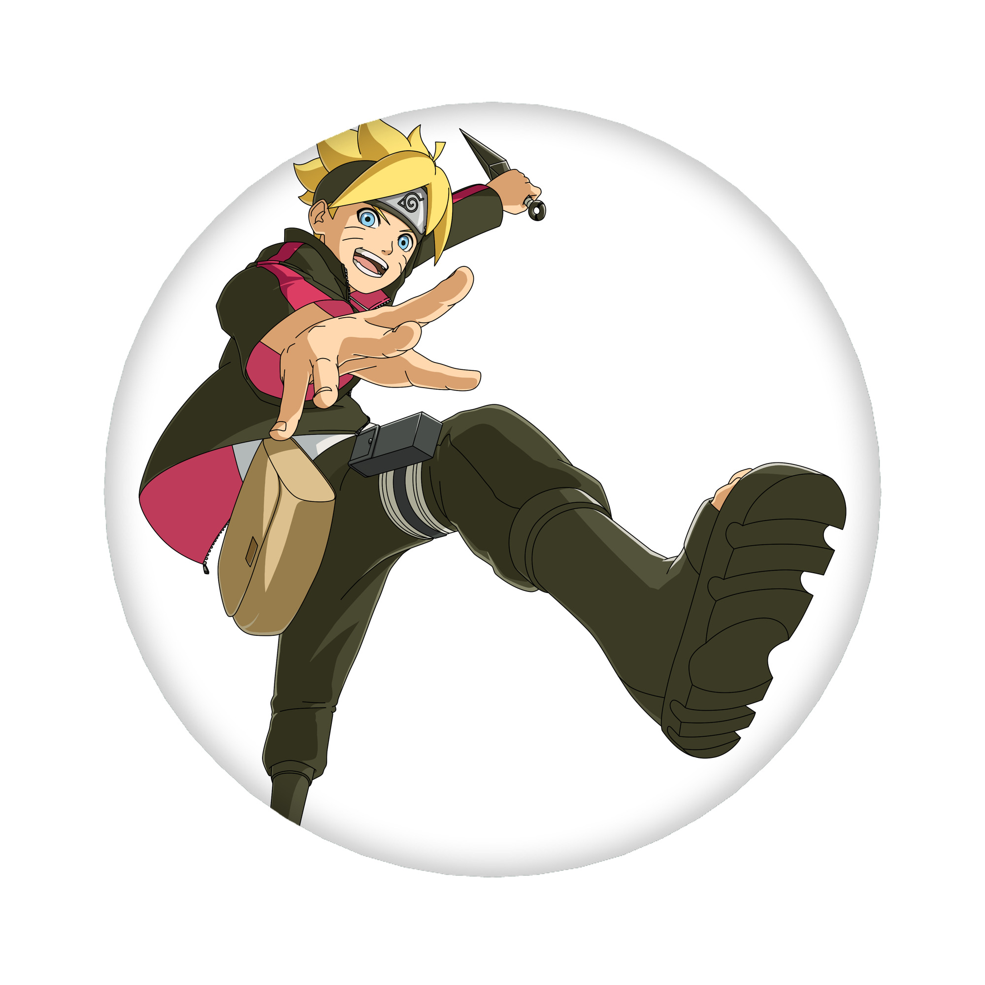 （画像用） NARUTO -ナルト- うずまき ボルト Uzumaki Boruto 6cm 缶バッジ 複数セット